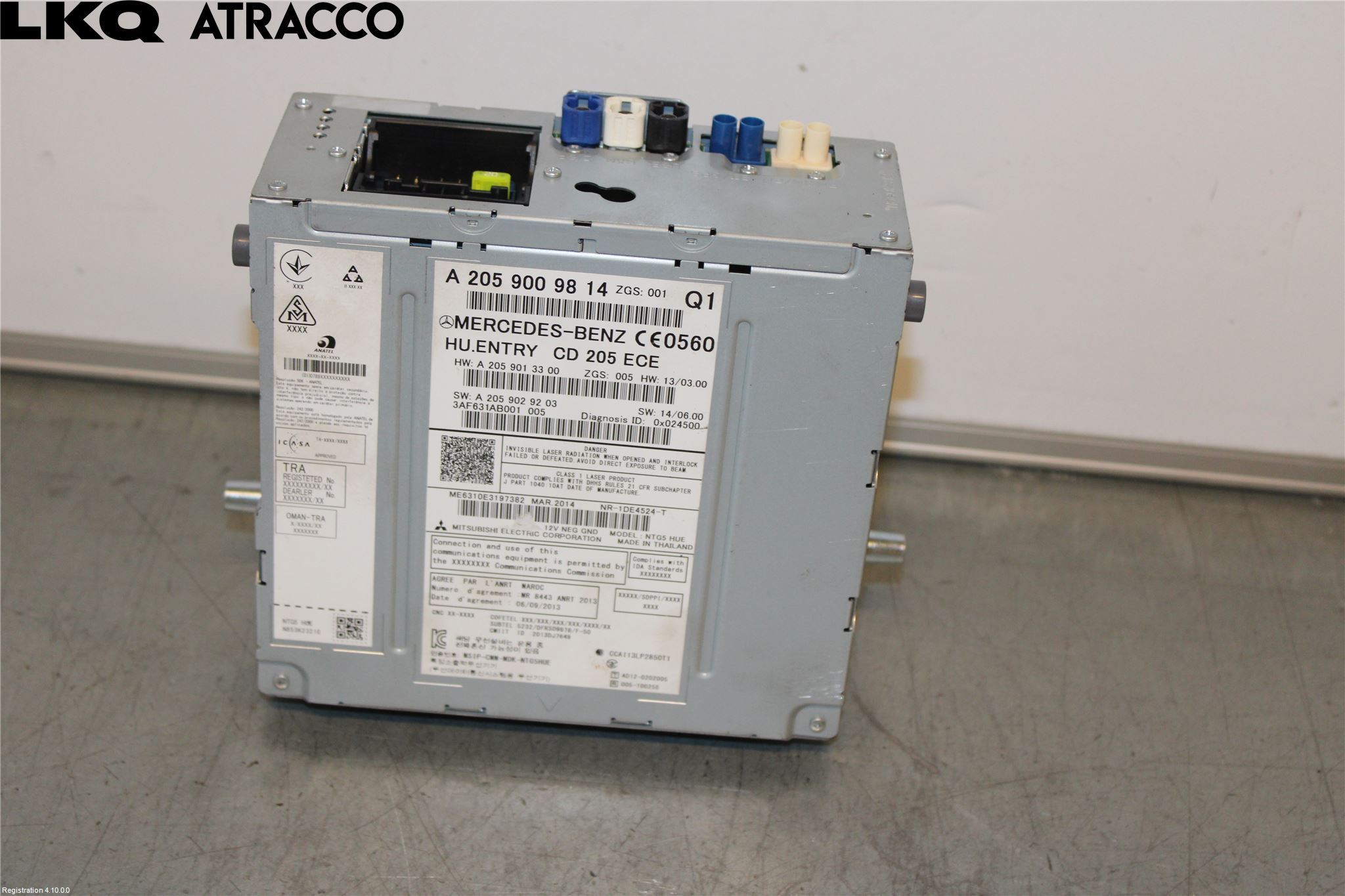 Mercedes-Benz MB C-KLASS (W205) 14-21 Radio