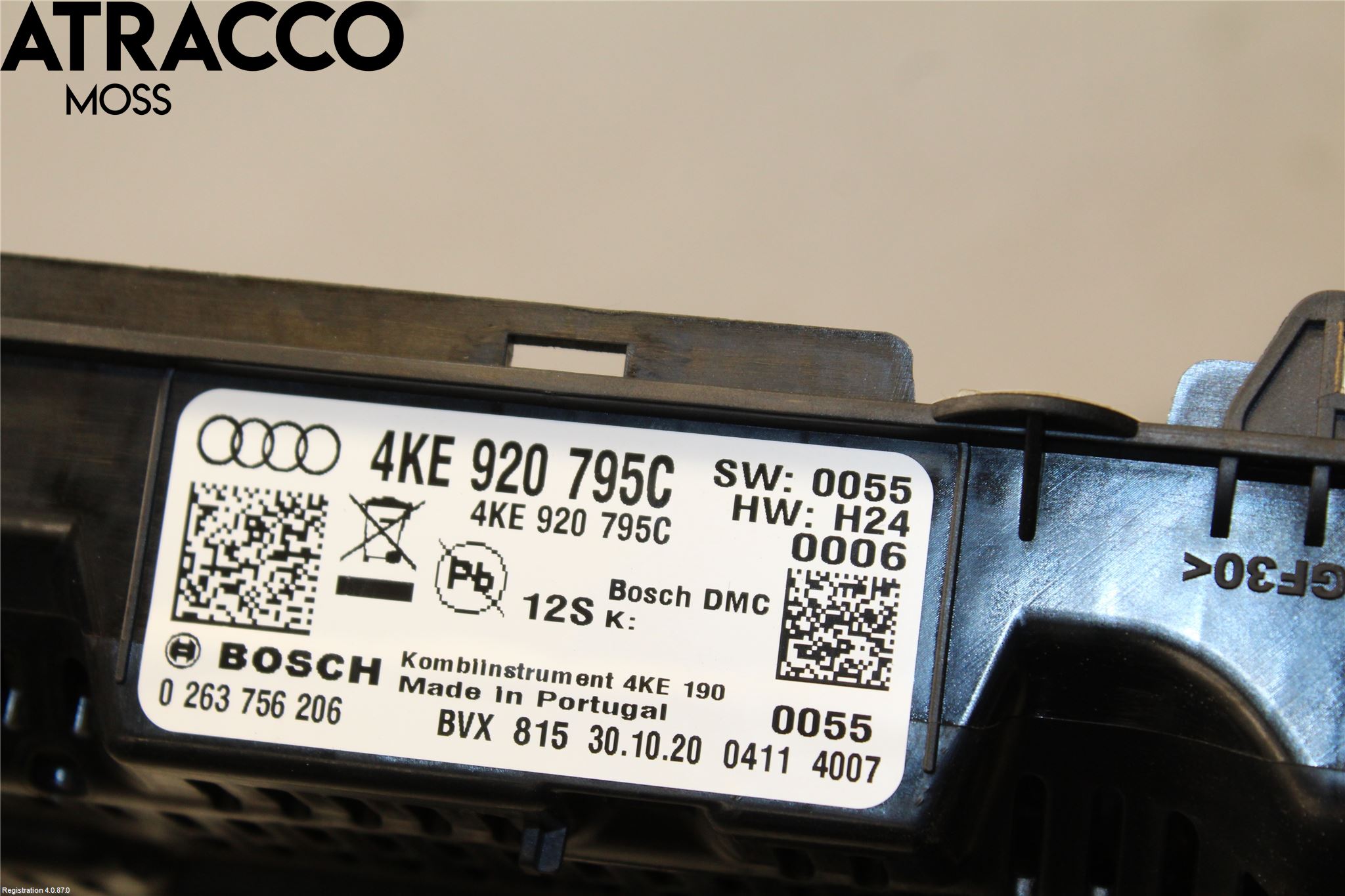 Audi E-TRON, S GE 19- Instrument Komb