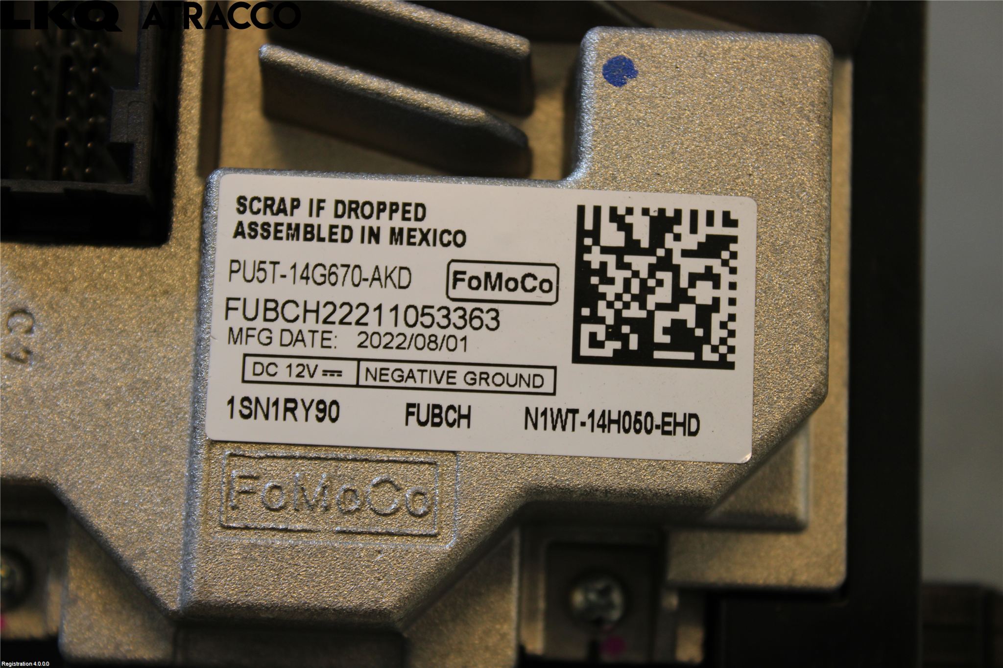 Ford RANGER EU 12-23 Radio-Stereo Förstärkare