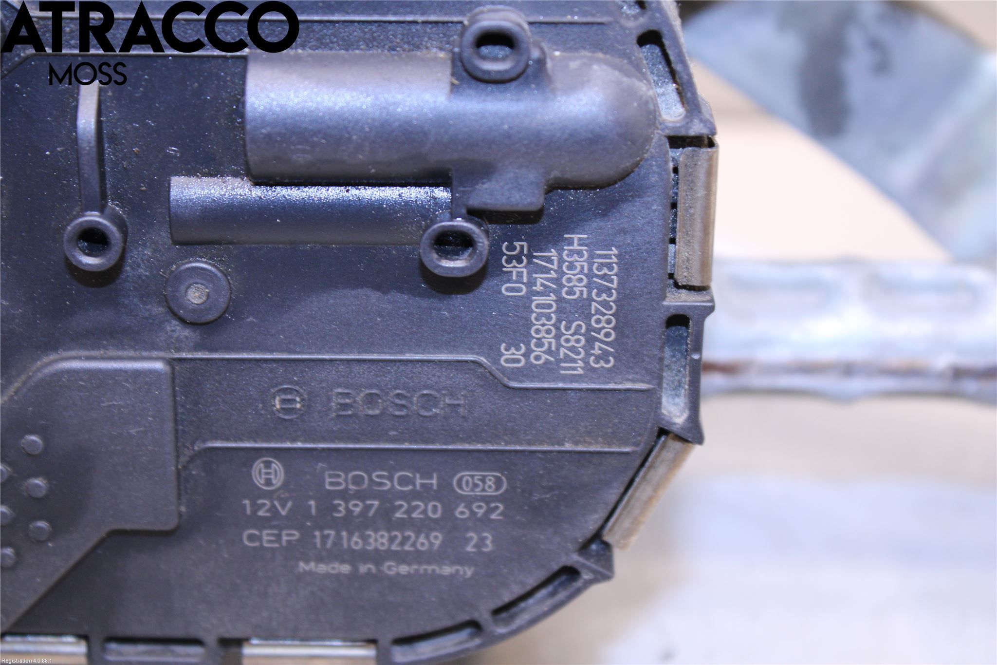 Volkswagen VW GOLF / E-GOLF VII 13-20 Torkarmotor Vindruta