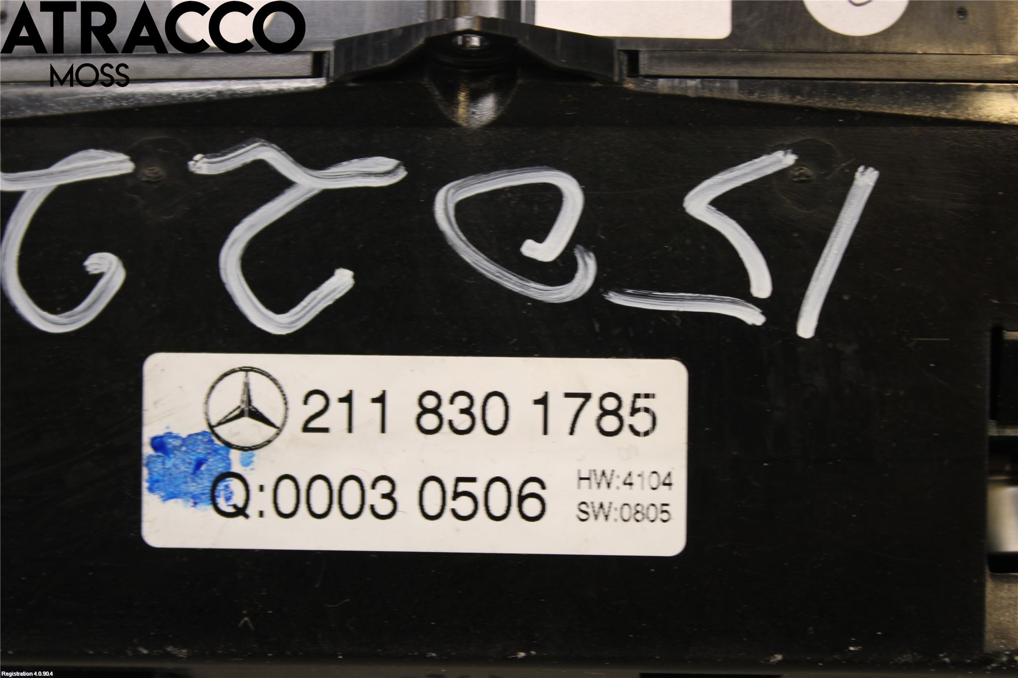 Mercedes-Benz MB E-KLASS (W211) 02-09 Ac Styrenhet Ac Manöveren