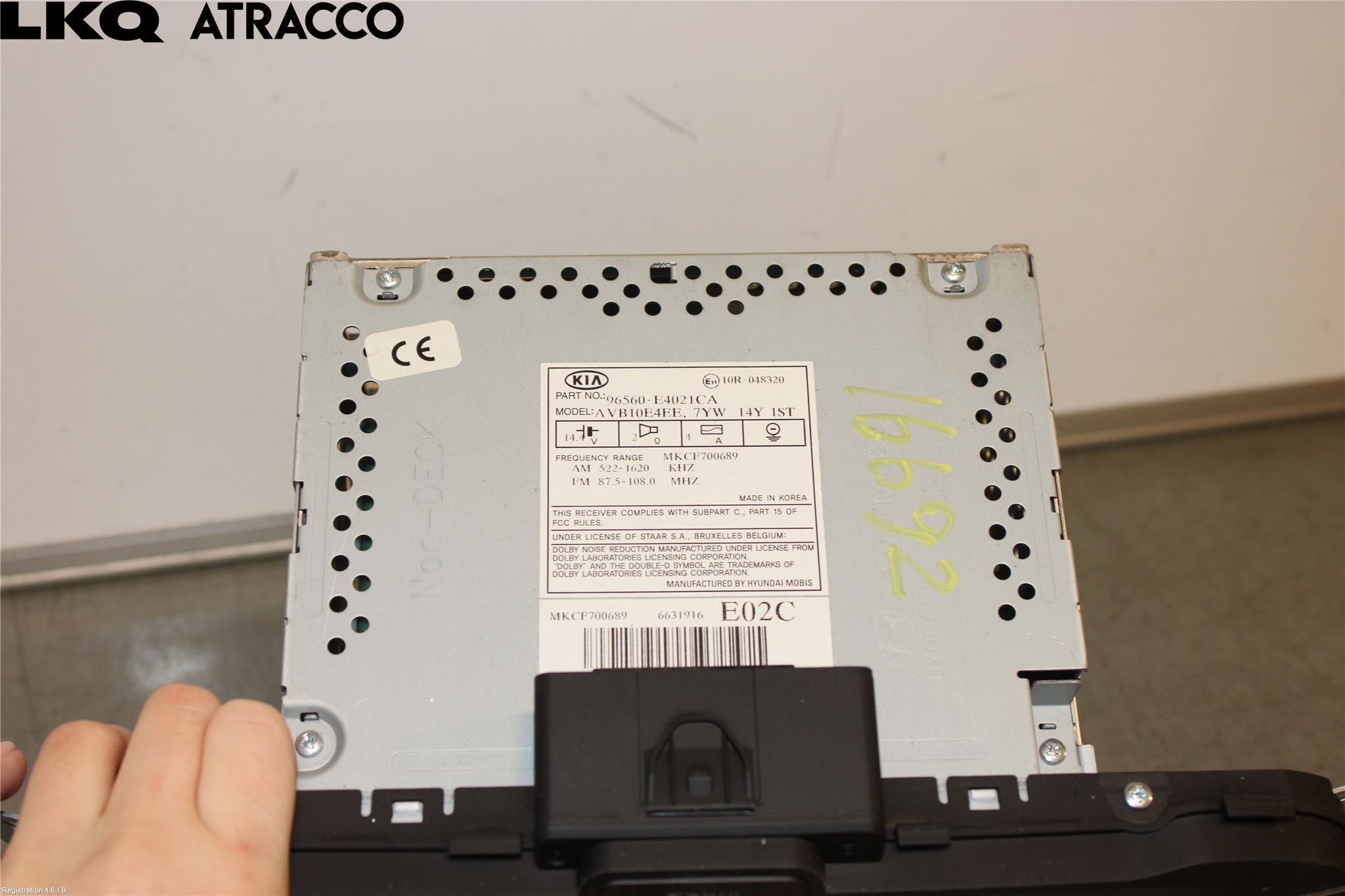 Kia SOUL 09- Cd Radio - Multimediapanel
