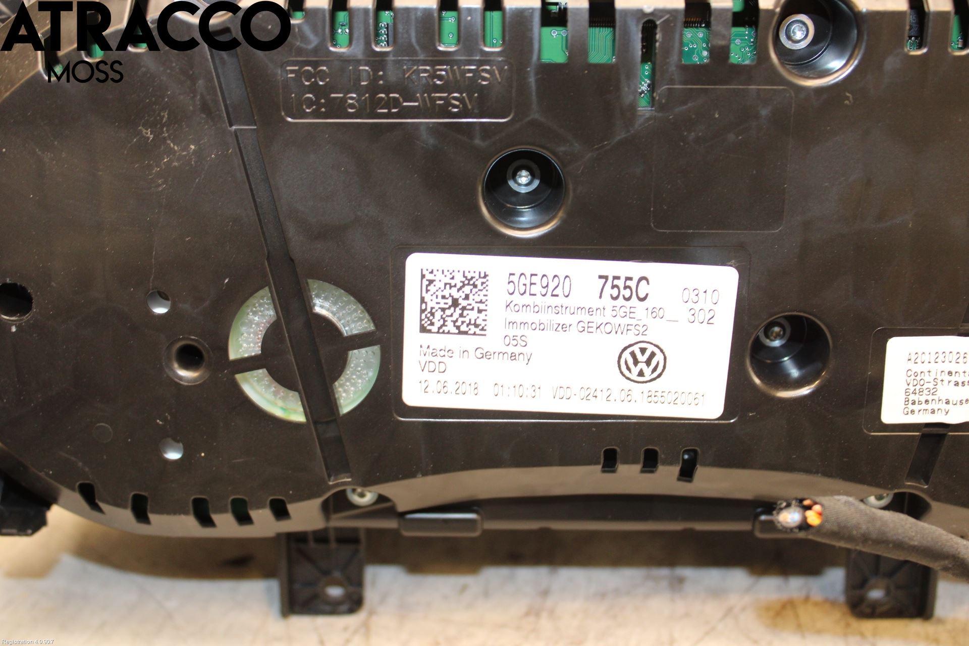 Volkswagen VW GOLF / E-GOLF VII 13-20 Instrument Komb