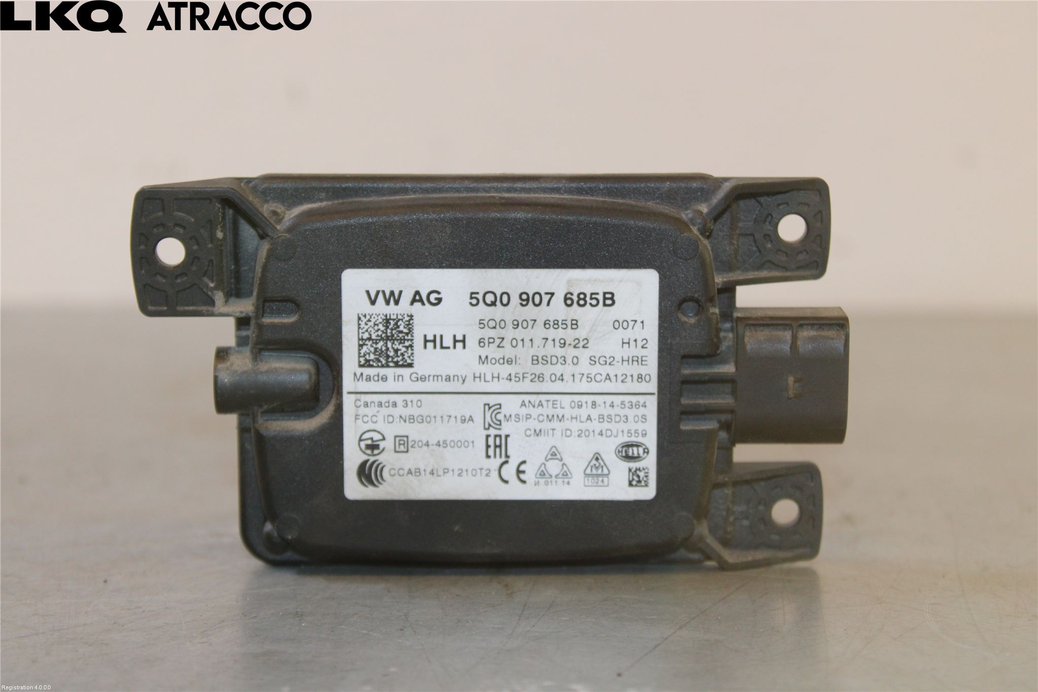 Volkswagen VW GOLF / E-GOLF VII 13-20 Sensor Aktivt Kollisionsskydd