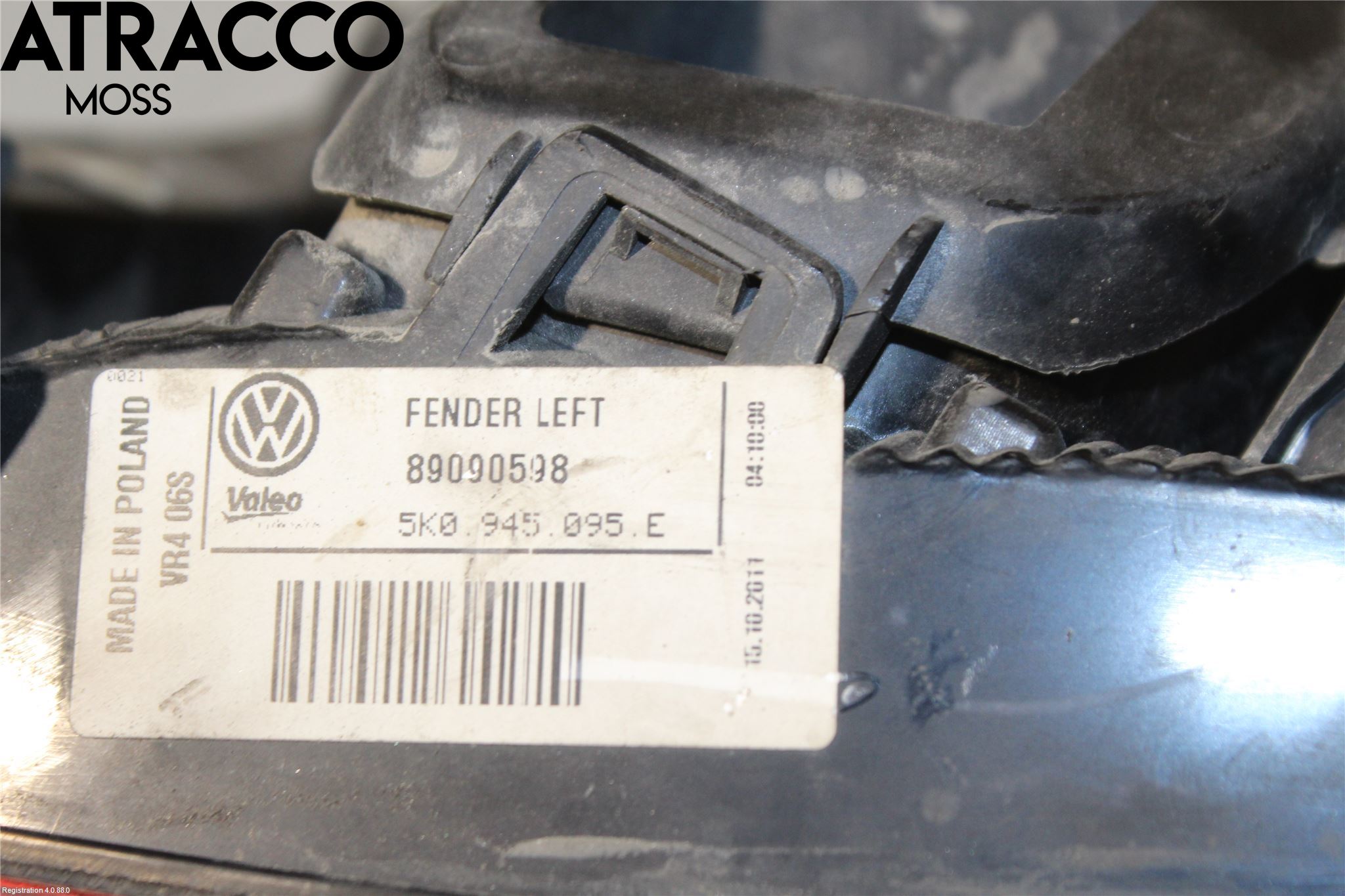 Volkswagen VW GOLF VI 09-13 Bakljus Vänster