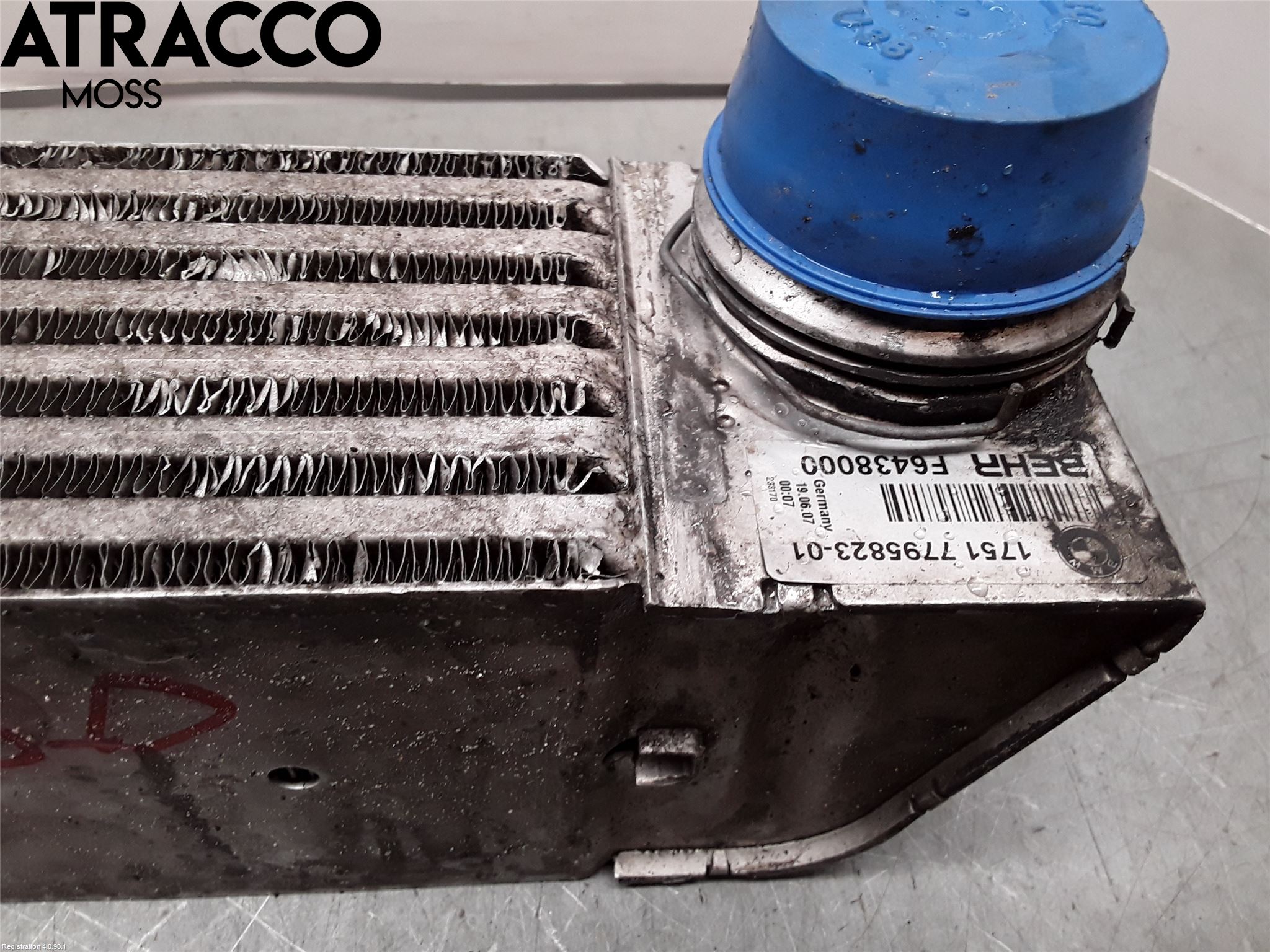 BMW 5 E60/61 Sed/Tou 02-10 Laddluft-Intercooler Kyl