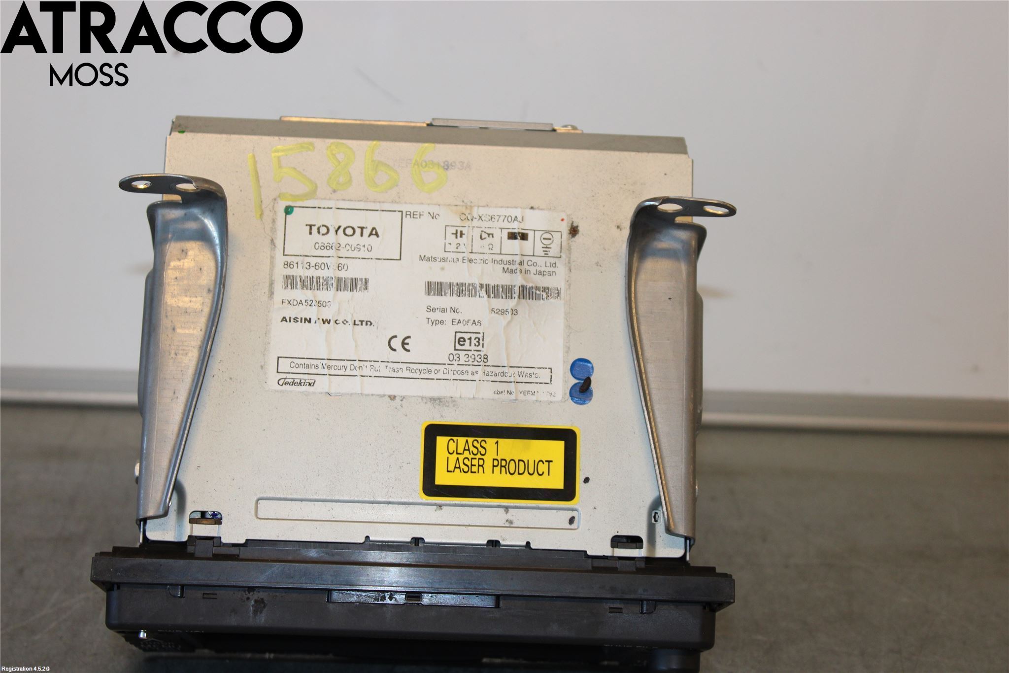 Toyota AVENSIS 07-08 Cd Radio - Multimediapanel