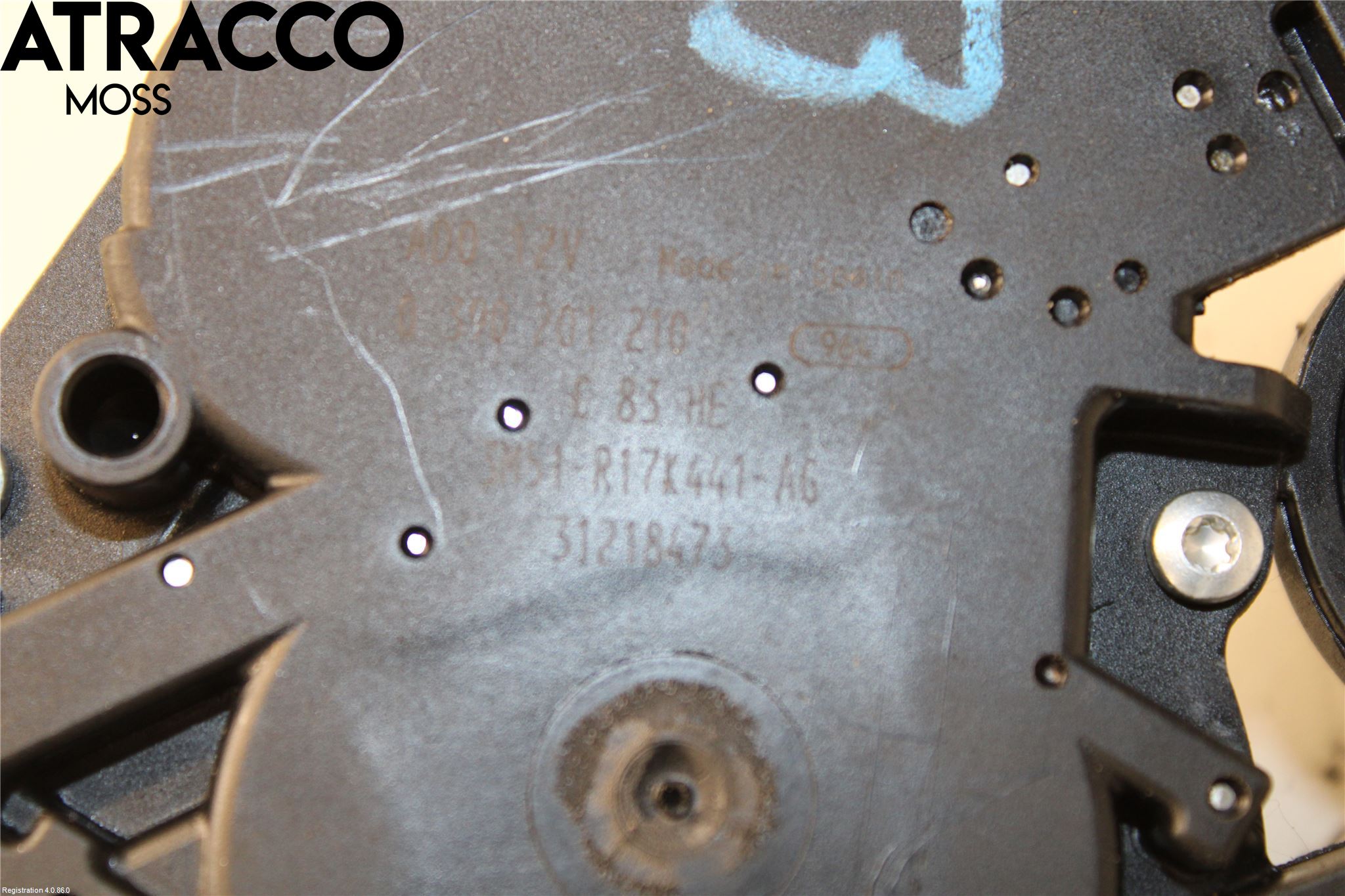 Volvo V50 08-12 Torkarmotor Baklucka