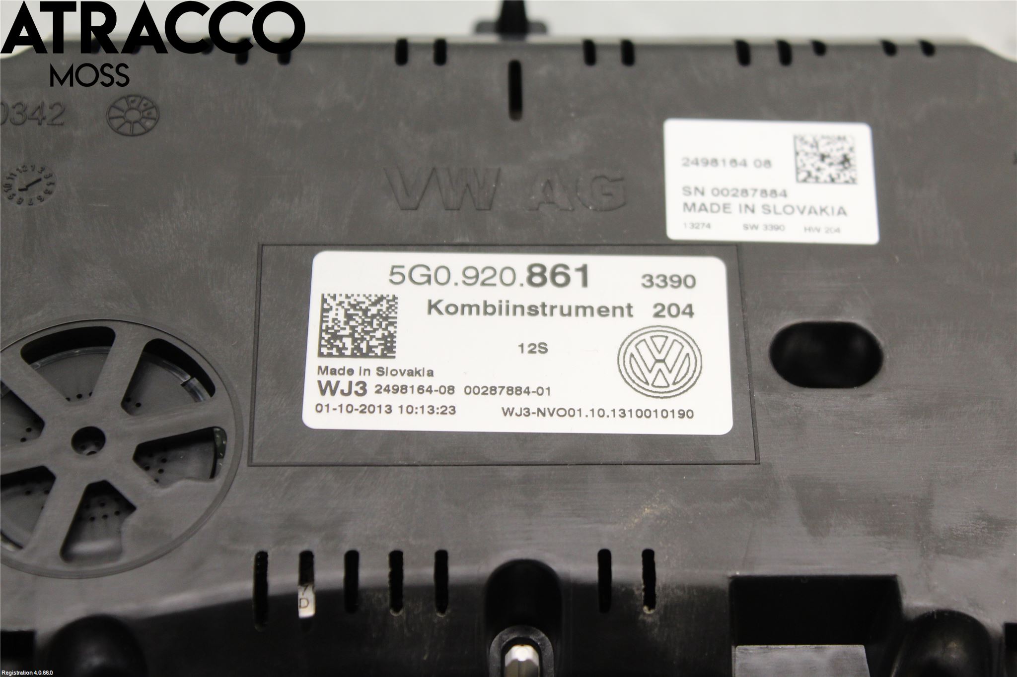 Volkswagen VW GOLF / E-GOLF VII 13-20 Instrument Komb