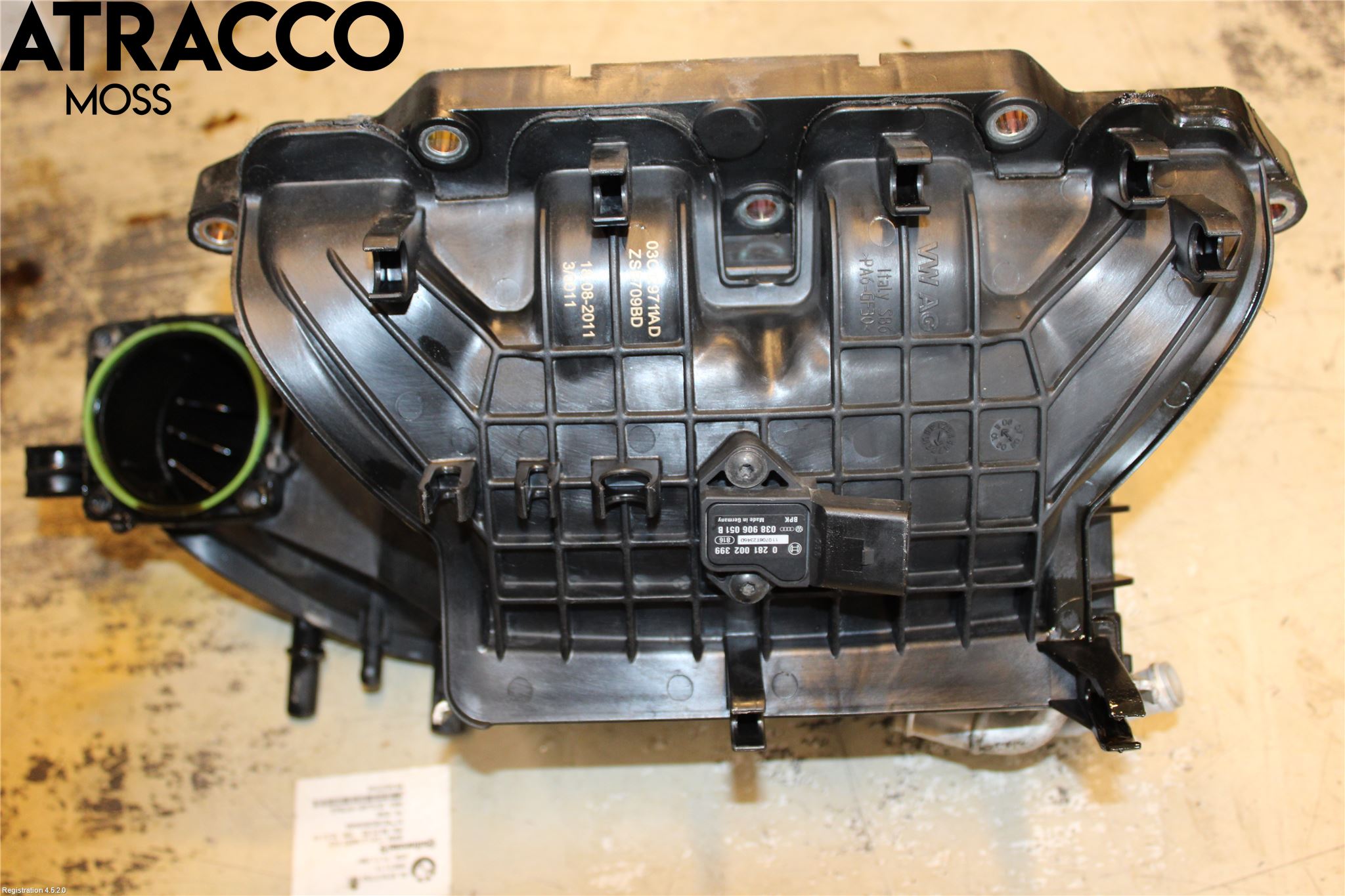 Volkswagen VW GOLF VI 09-13 Grenrör Insug