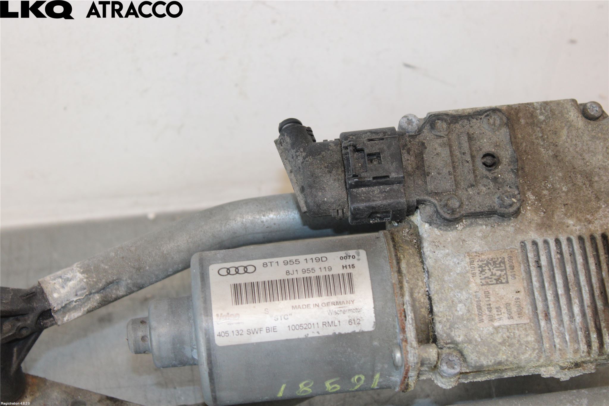 Audi A5 07-16 Torkarmotor Vindruta