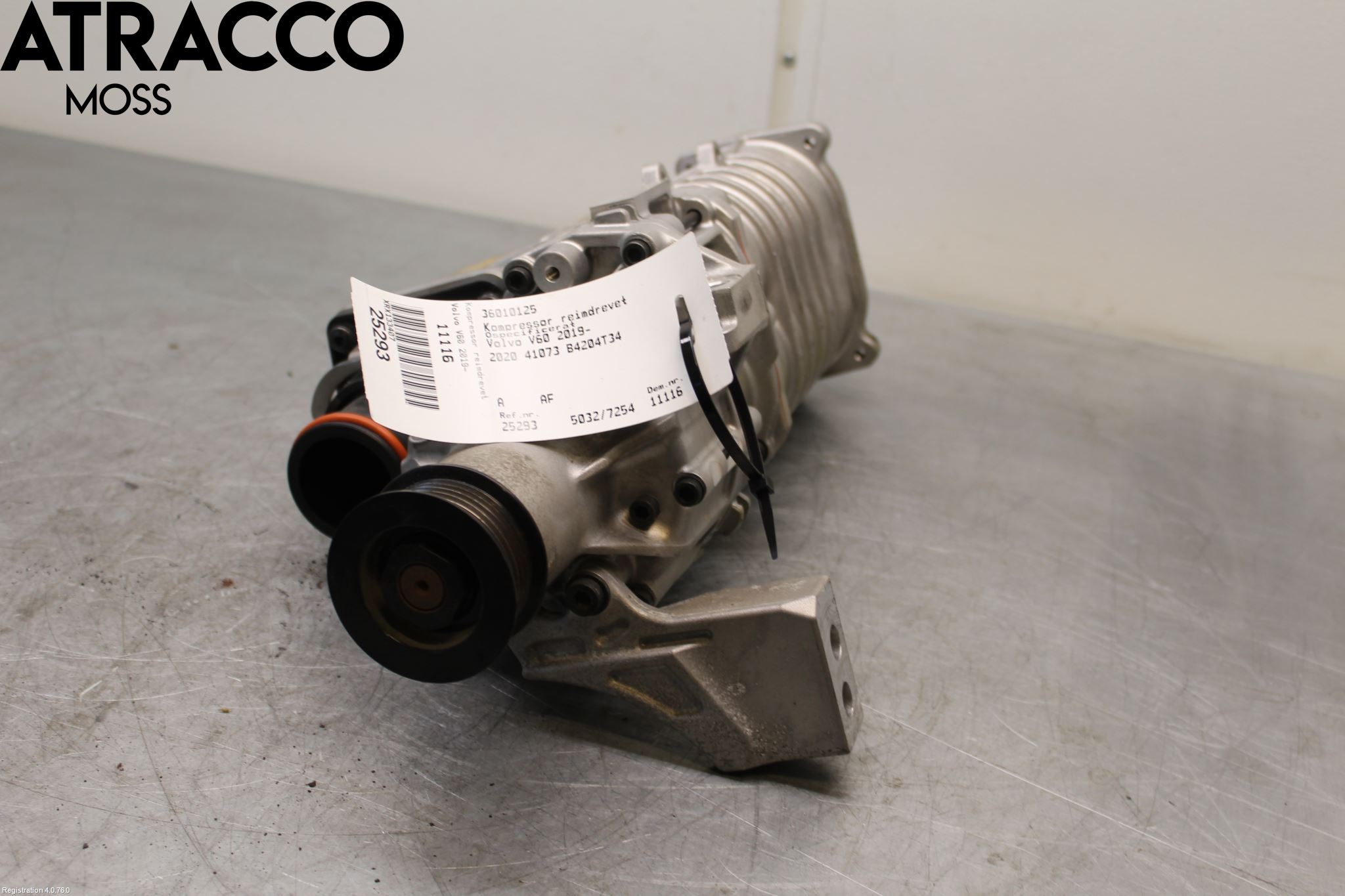 Volvo V60 19- Kompressor Remdriven
