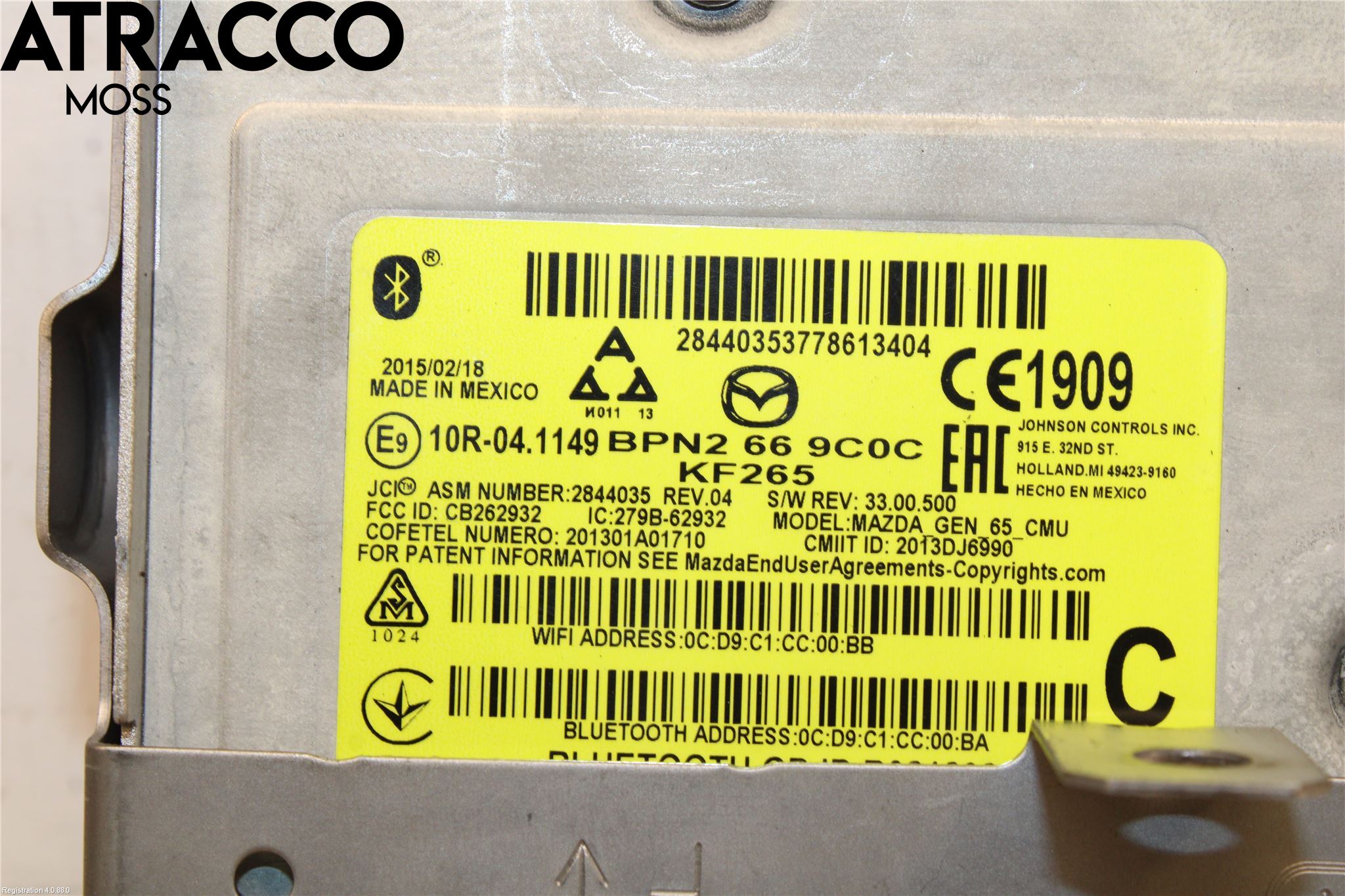 Mazda 3 III 14-19 Gps Navigator