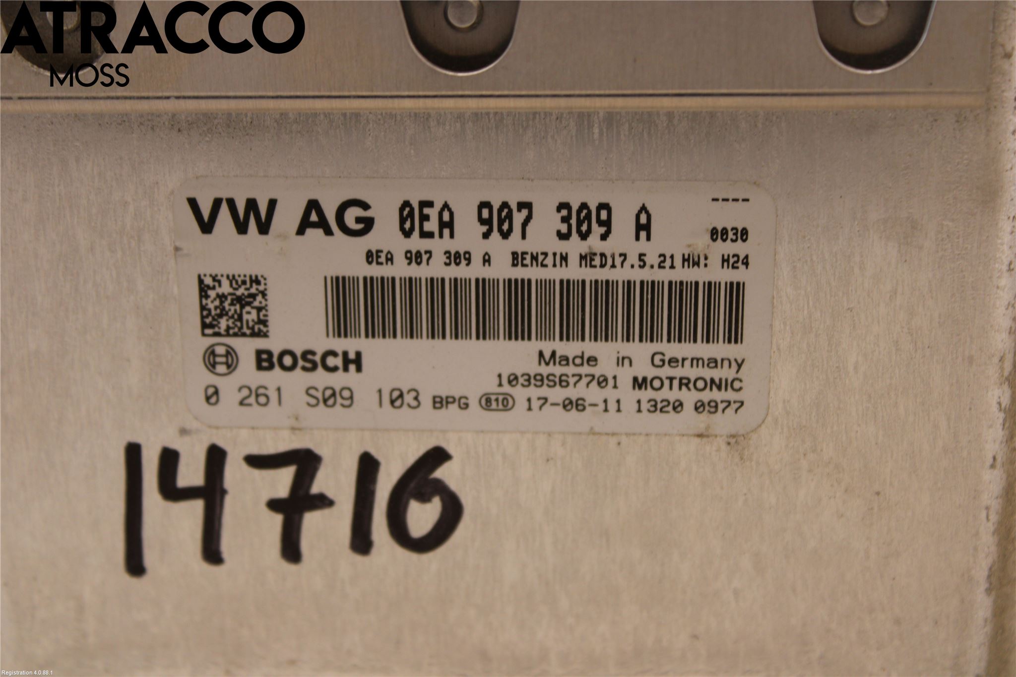 Volkswagen VW GOLF / E-GOLF VII 13-20 Styrenhet Insprut Bensin