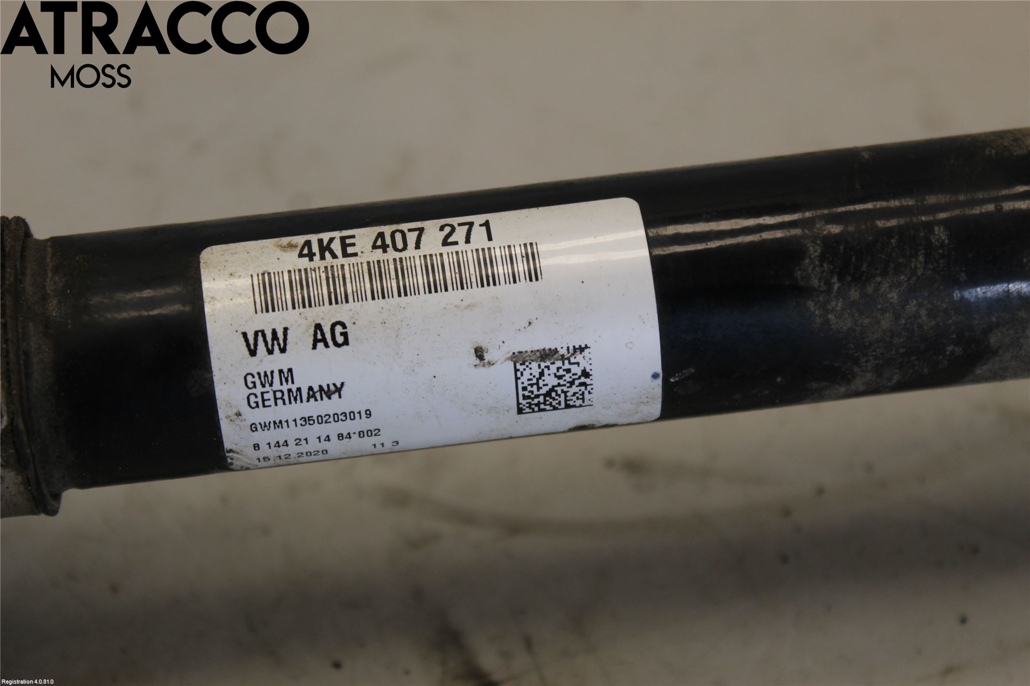 Audi E-TRON, S GE 19- Drivaxel Fram Höger