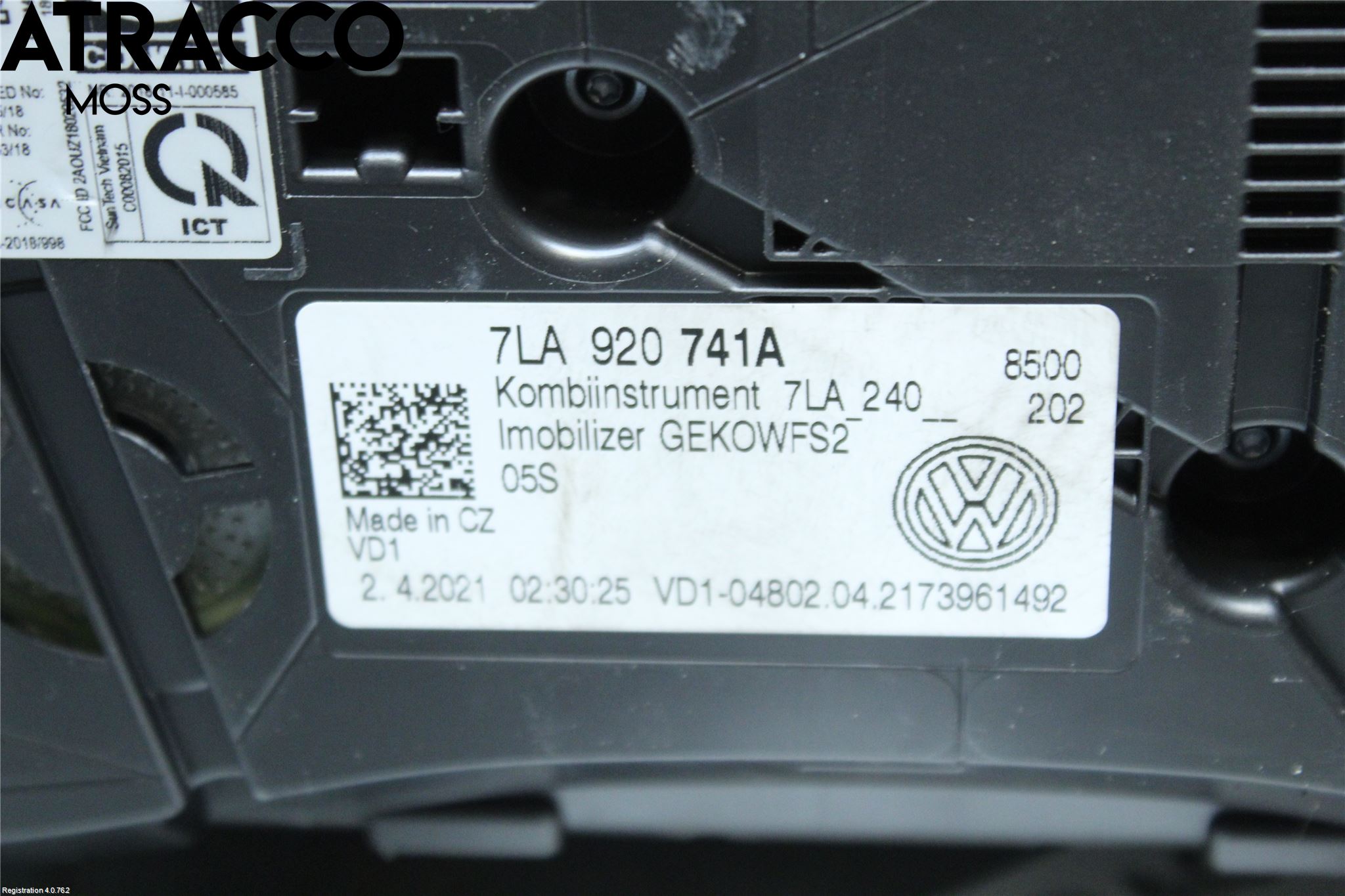 Volkswagen VW TRANSP/CARAVELLE (T6) 16-22 Instrument Komb