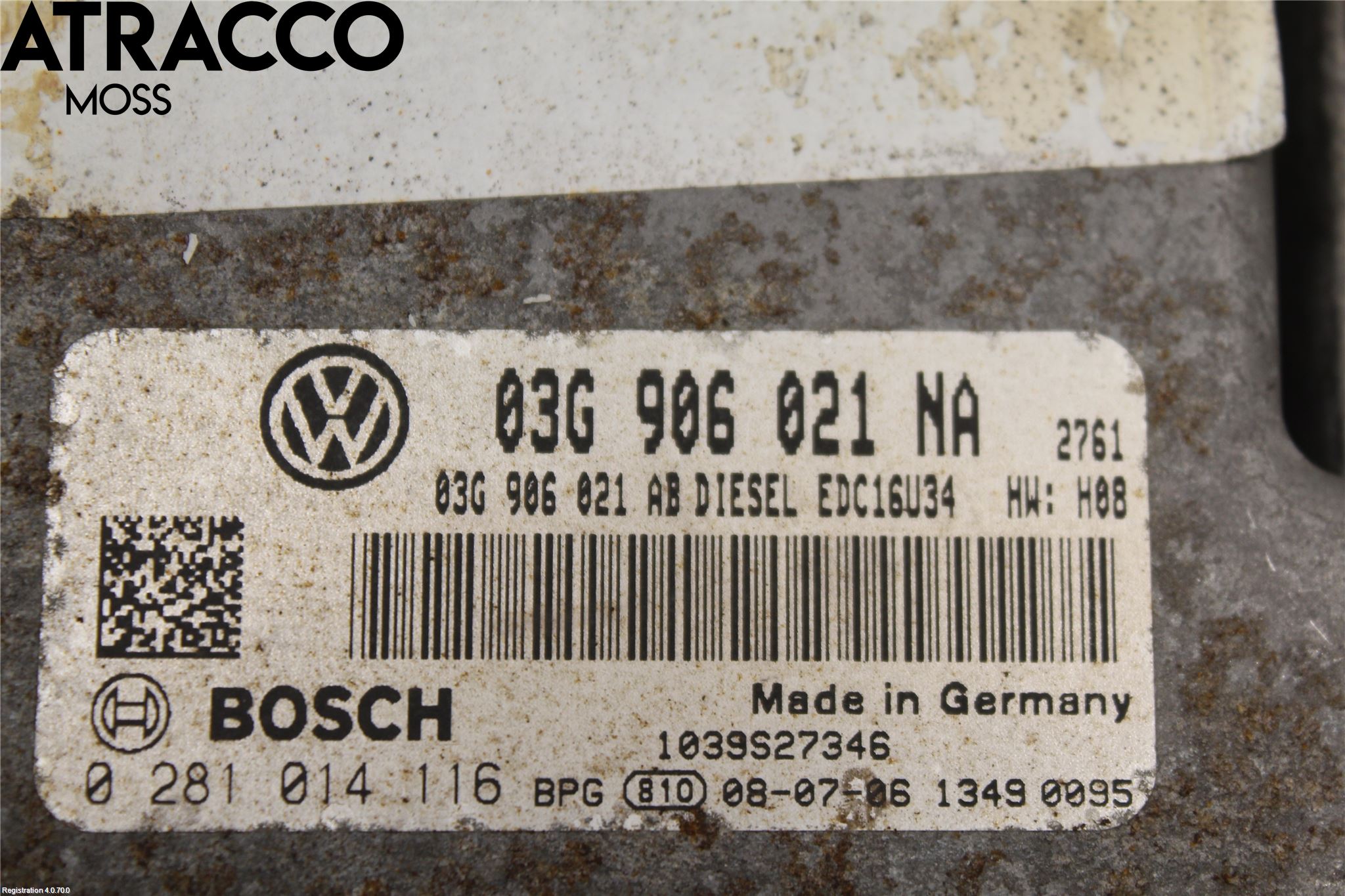 Volkswagen VW GOLF V 04-09 Styrenhet Insprut Bensin