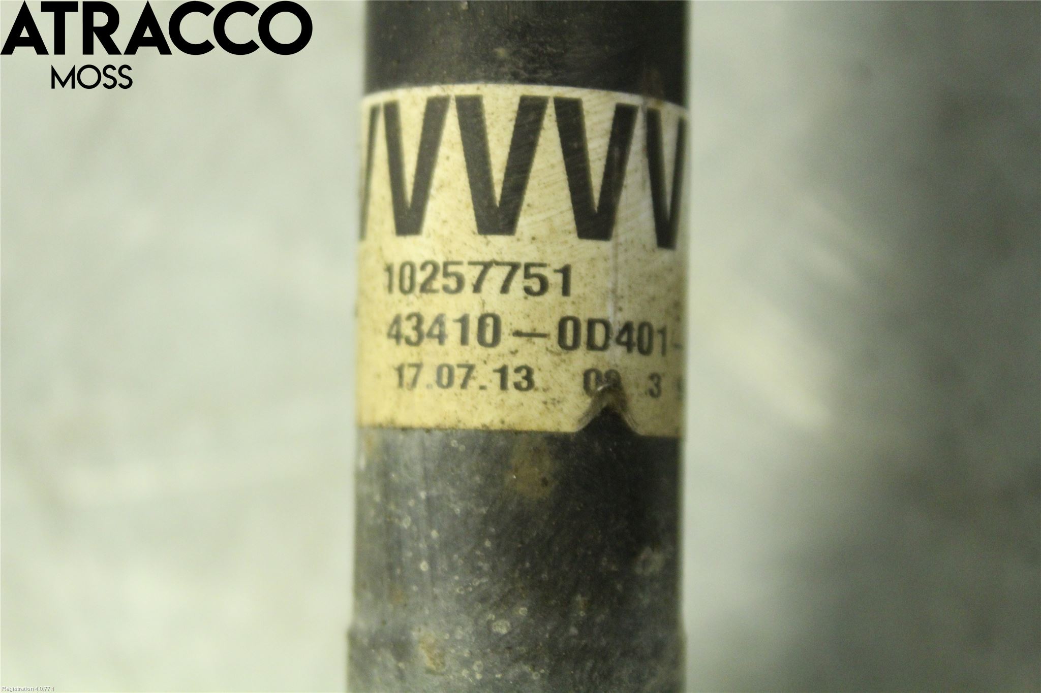 Toyota YARIS XP130 12-14 Drivaxel Fram Höger