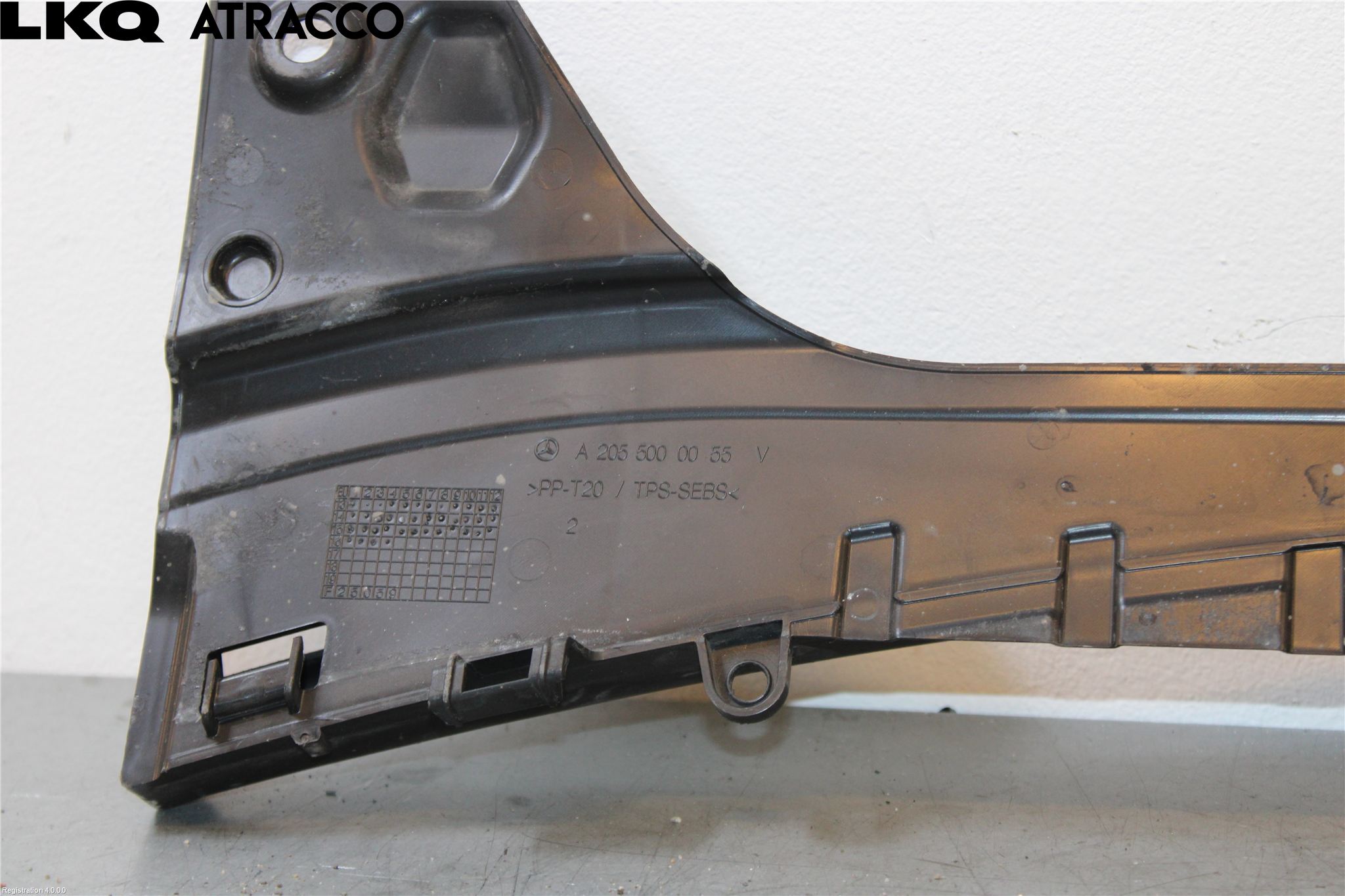 Mercedes-Benz MB C-KLASS (W205) 14-21 Deflektor Plåt-Plast Kylning