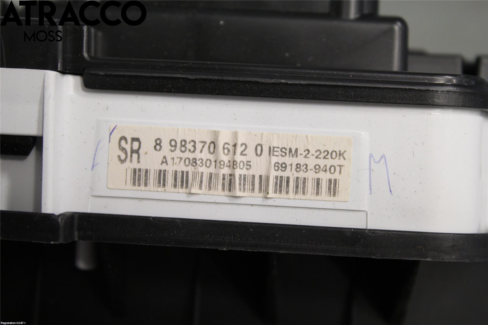 Isuzu D-MAX Instrument Komb