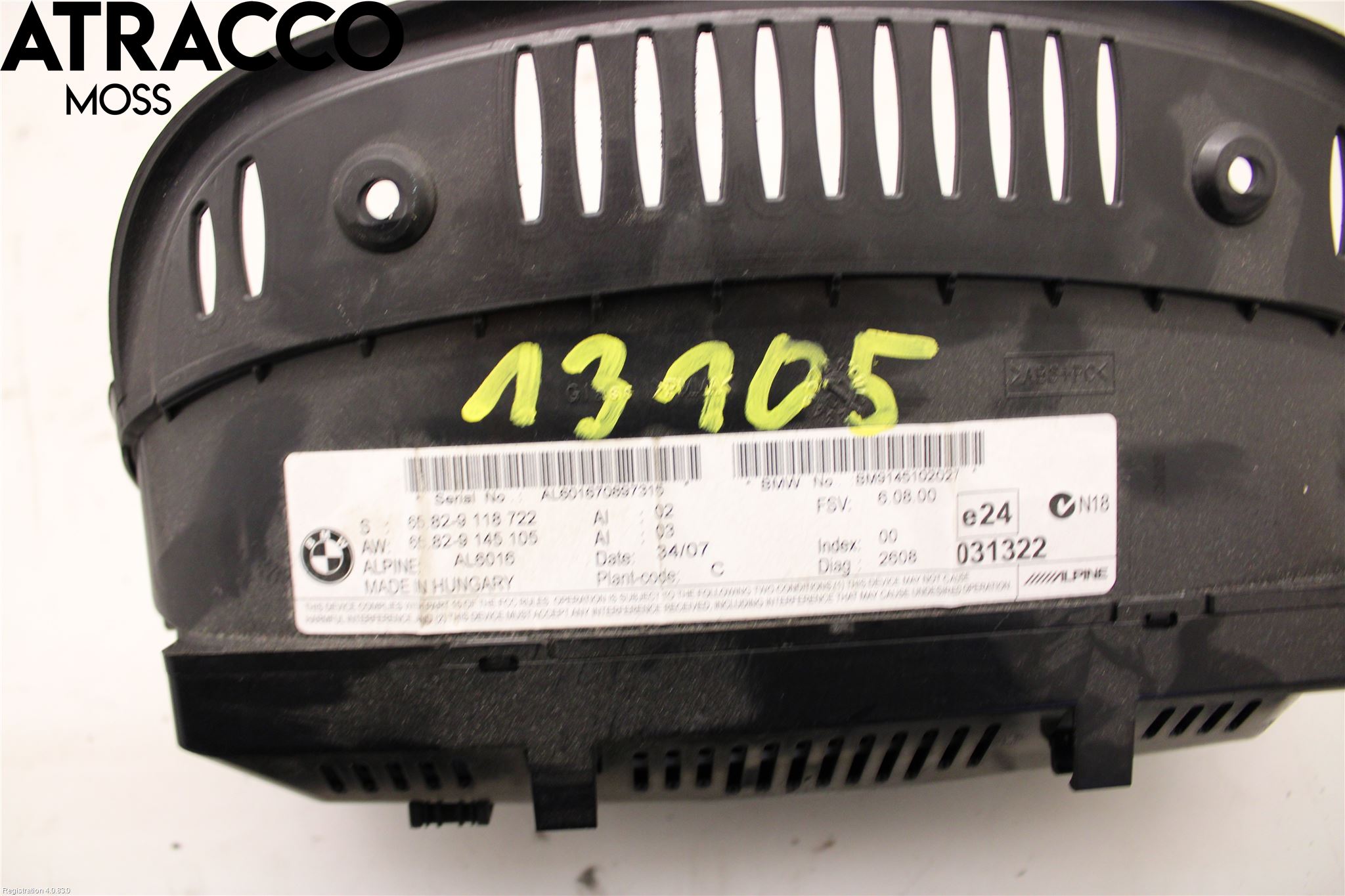 BMW 3 E90/91 SED/TOU 05-12 Multifunktionsdisplay