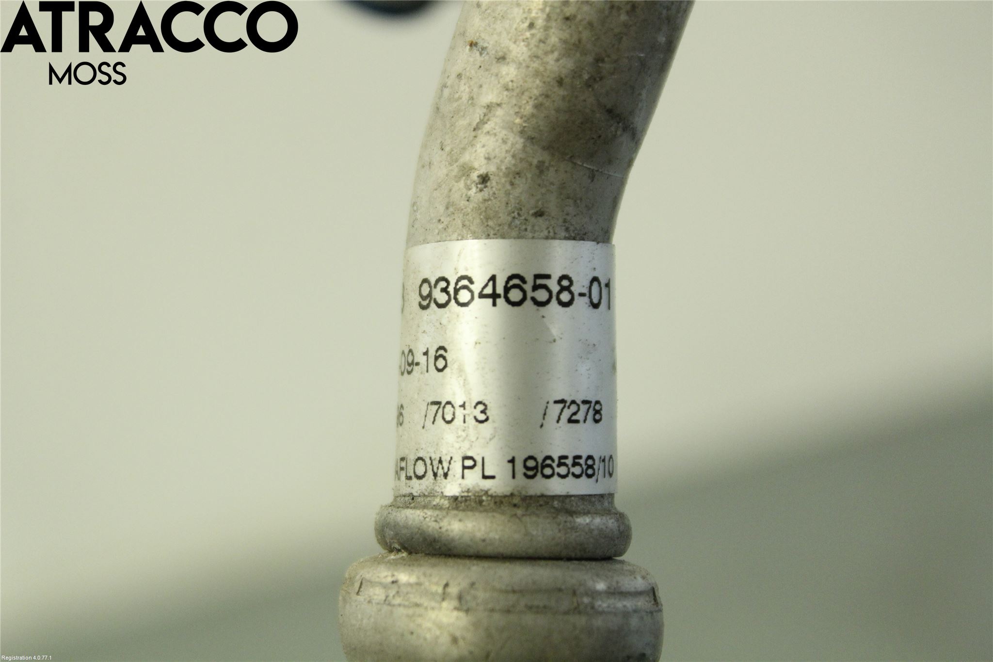 BMW 3 F30/F31/F80 12-19 Ac Slang-Rör