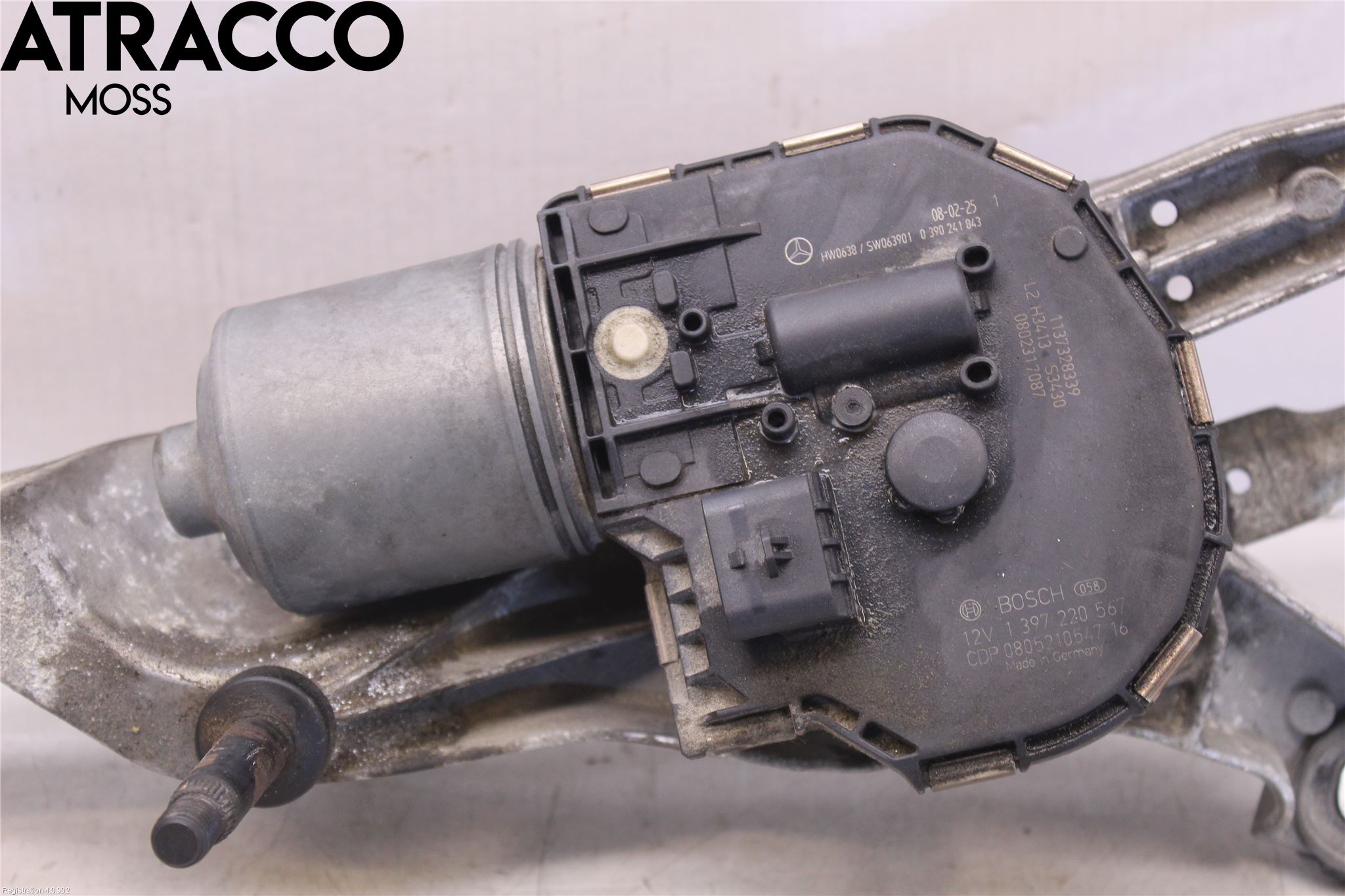 Mercedes-Benz MB C-KLASS (W204) 07-15 Torkarmotor Vindruta