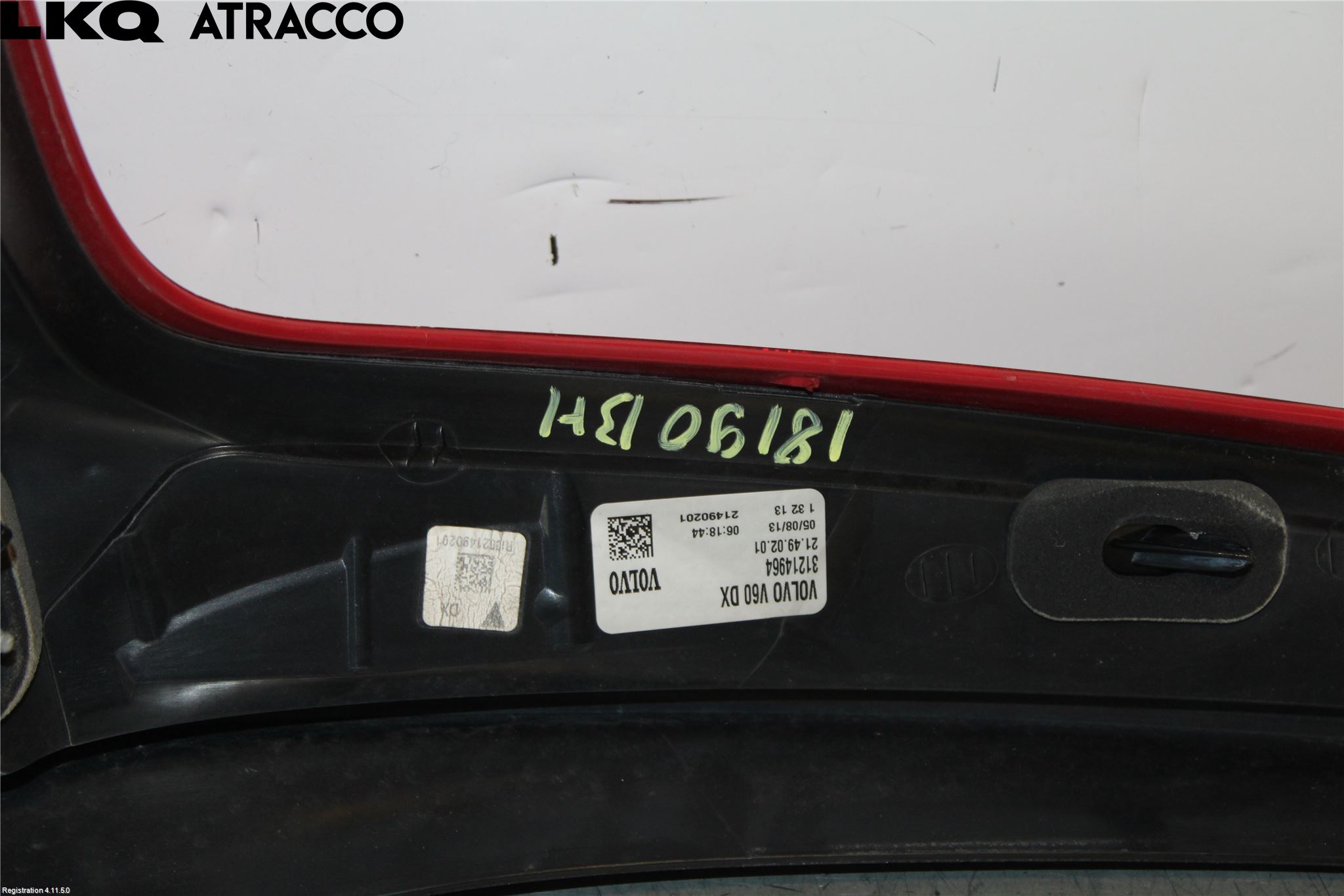 Volvo V60 14-18 Bakljus Höger