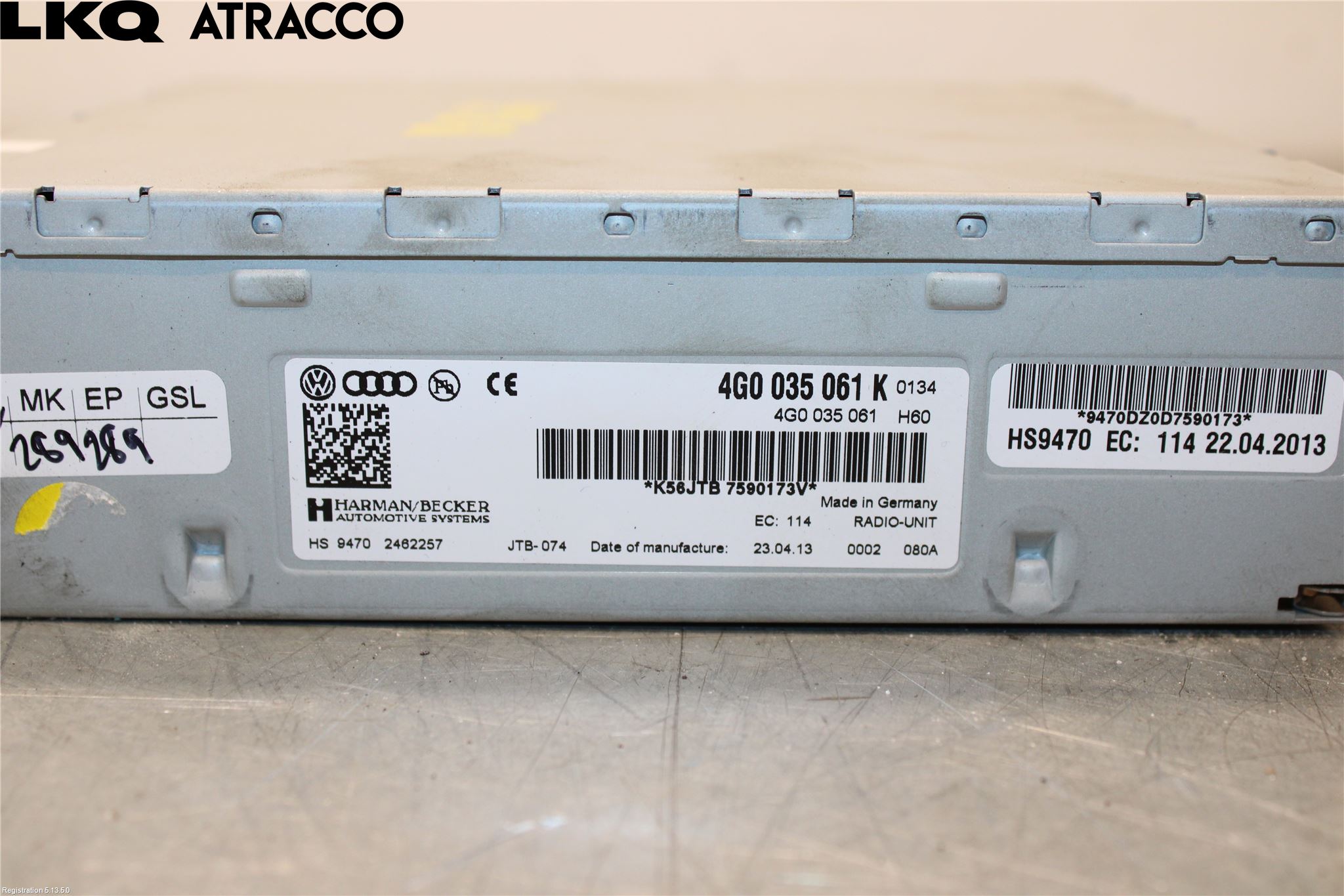 Volkswagen VW PASSAT 15-19 Radio