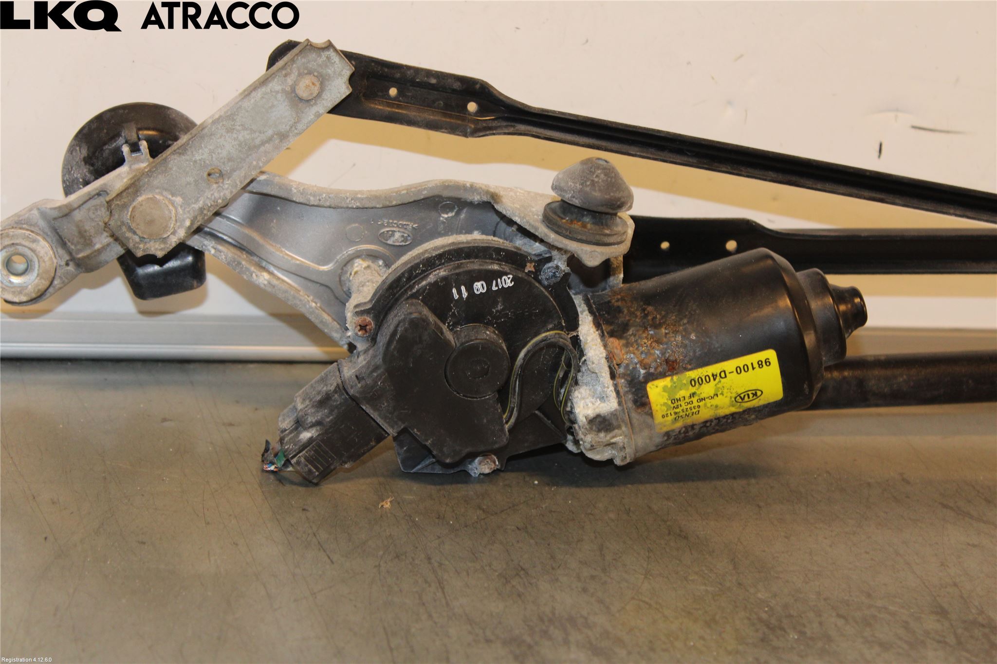Kia OPTIMA 16-20 Torkarmotor Vindruta