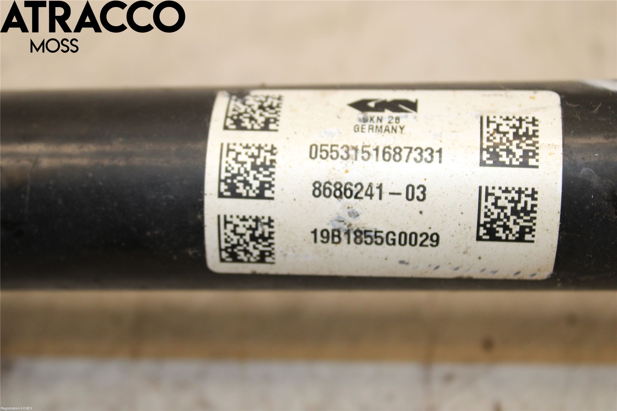BMW 5 G30/G31/F90 17-23 Drivaxel Bak Vänster