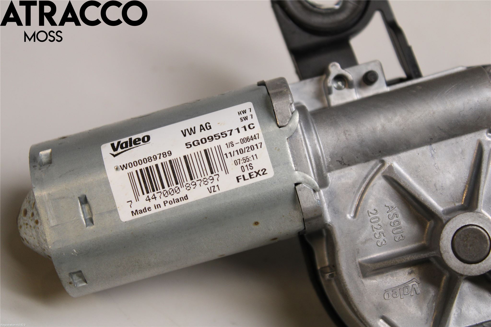 Volkswagen VW GOLF / E-GOLF VII 13-20 Torkarmotor Baklucka