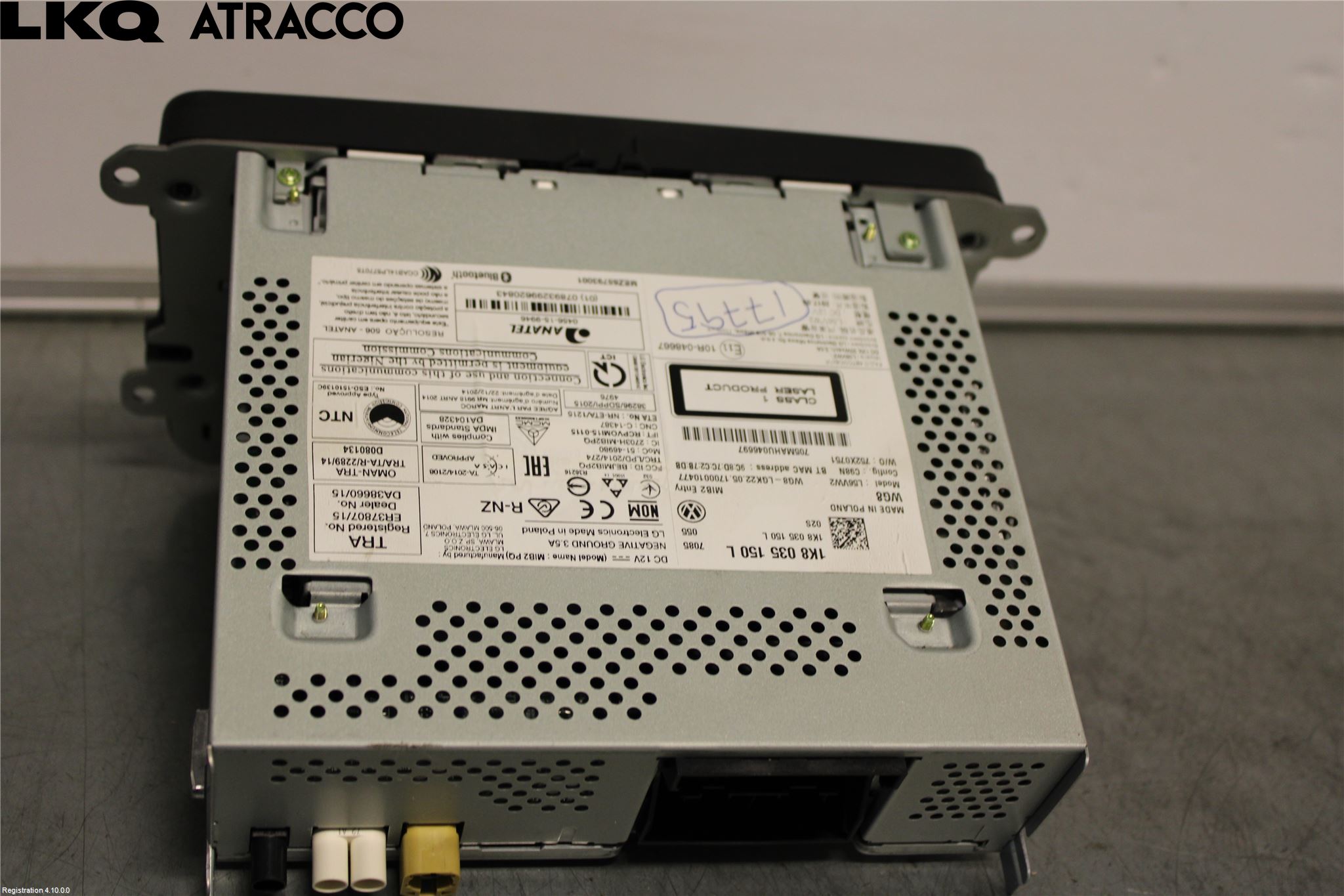 Volkswagen VW CADDY 16-20 Cd Radio - Multimediapanel