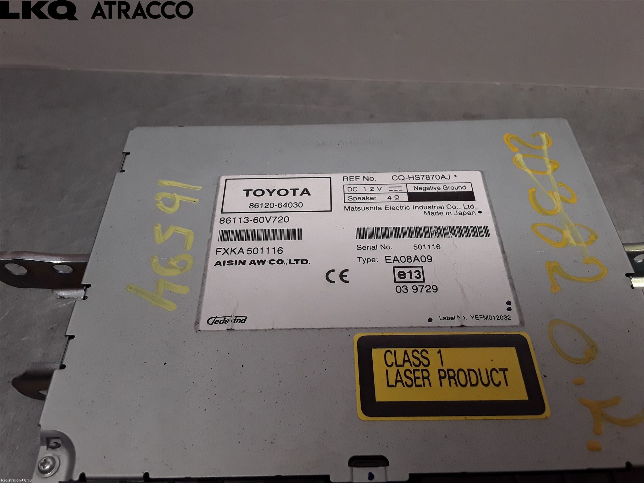 Toyota VERSO 09-18 Radio