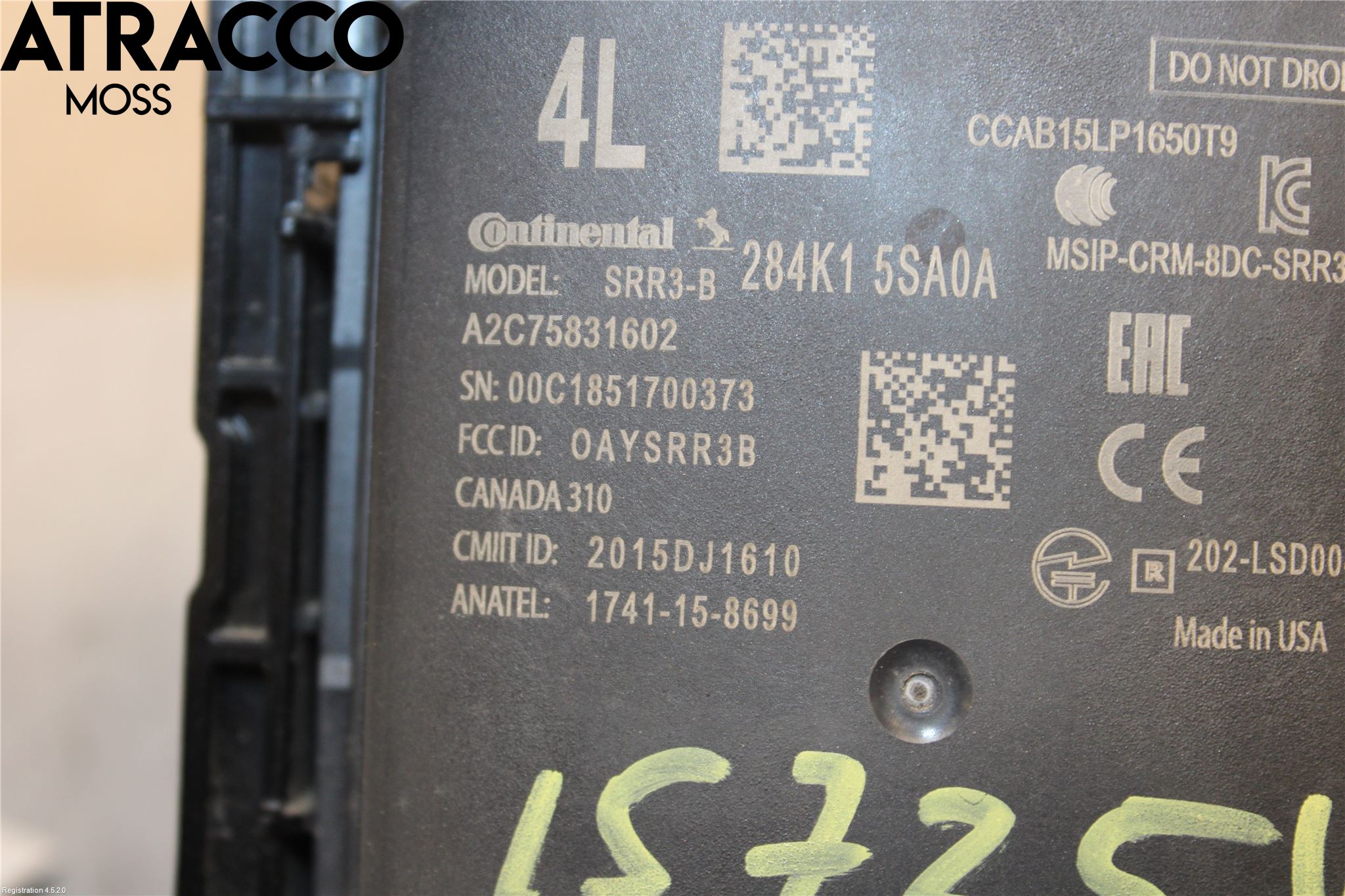 Nissan LEAF 18- Sensor Aktivt Kollisionsskydd
