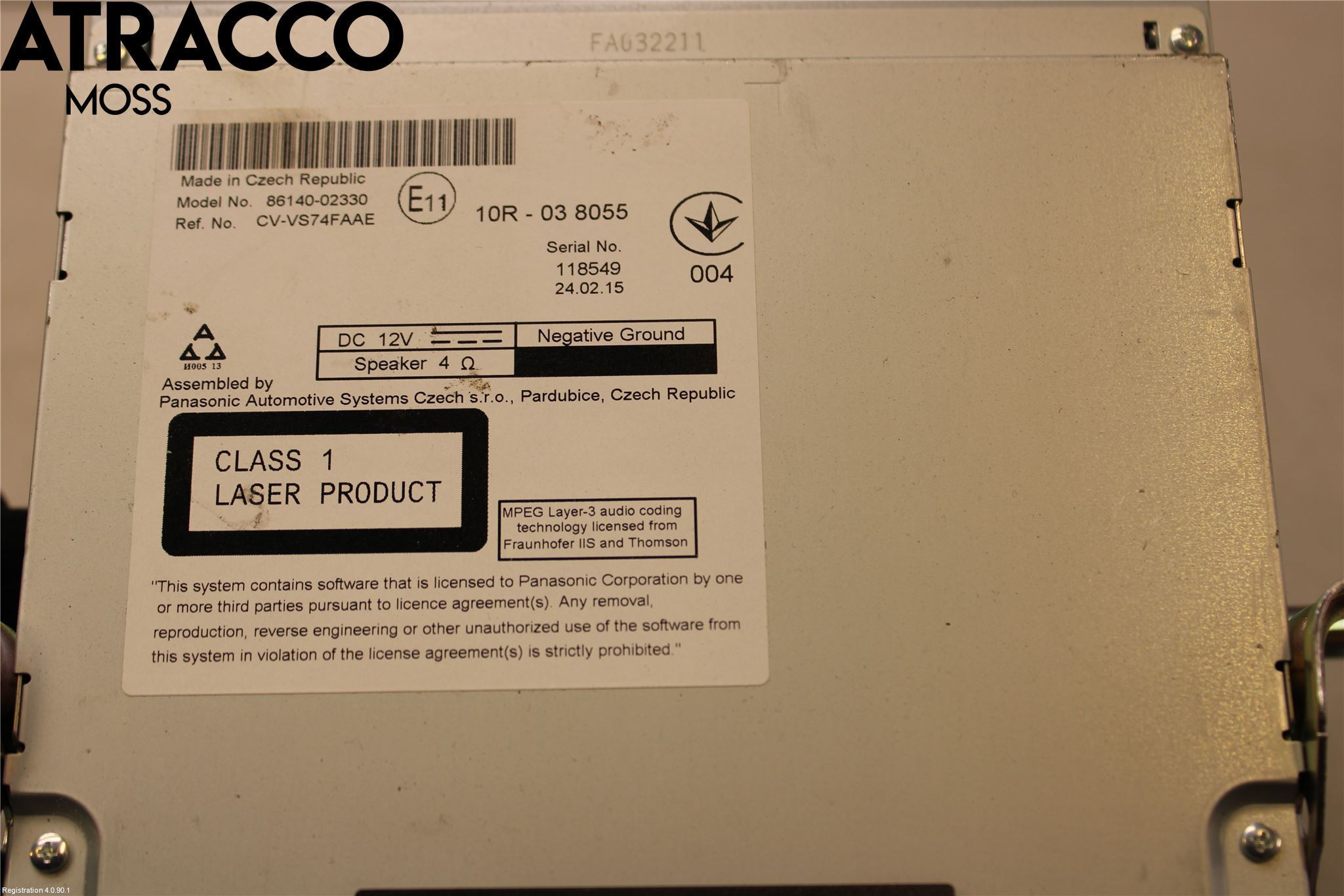 Toyota AURIS 13-19 Cd Radio - Multimediapanel