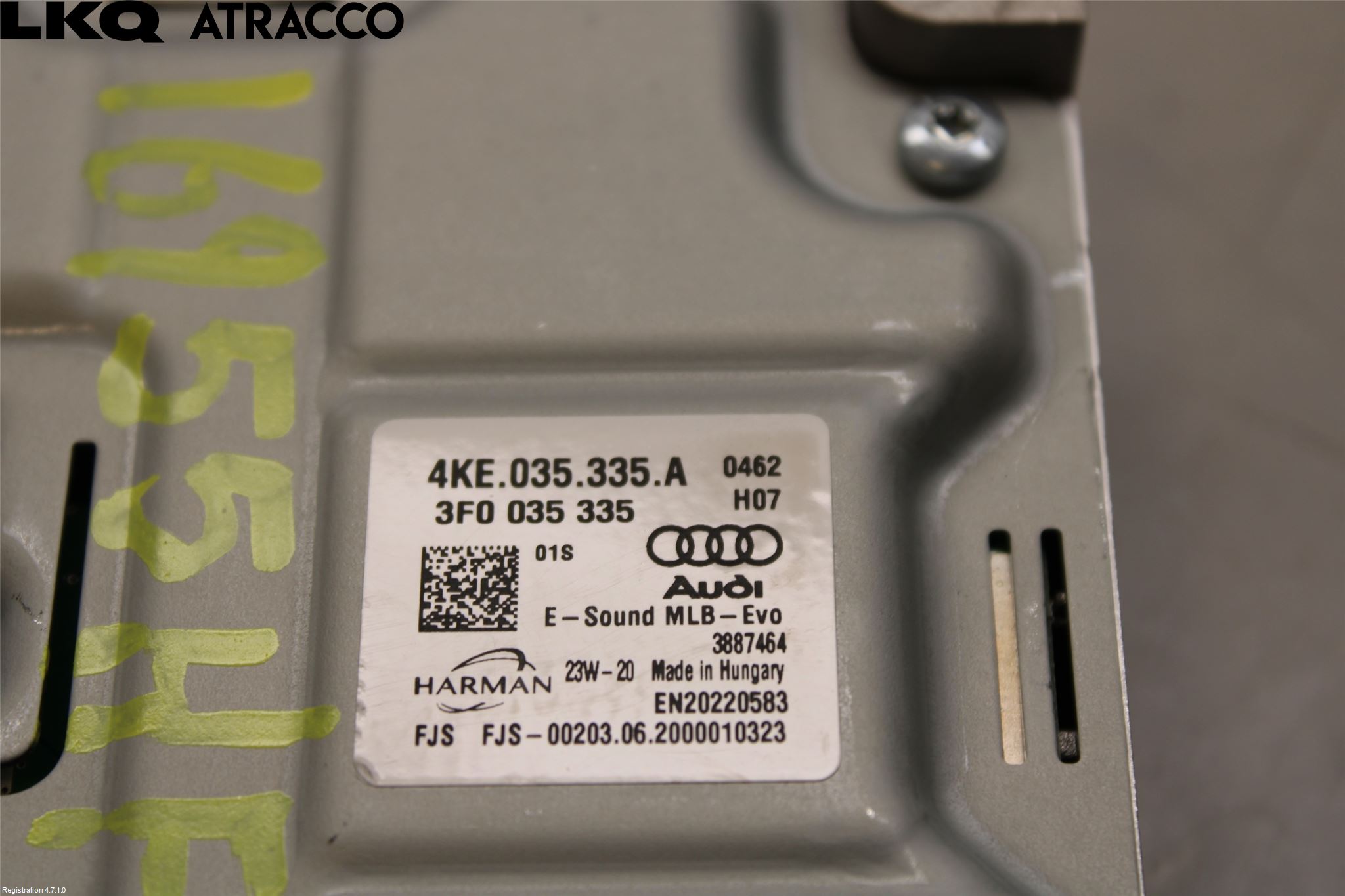 Audi E-TRON, S GE 19- Styrenhet Övrigt