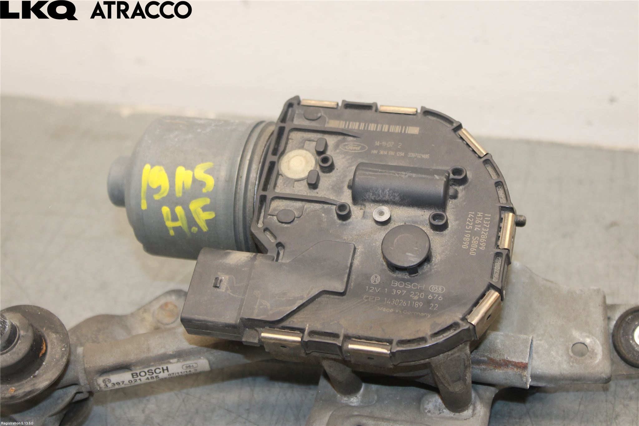 Ford S-MAX 06-15 Torkarmotor Vindruta