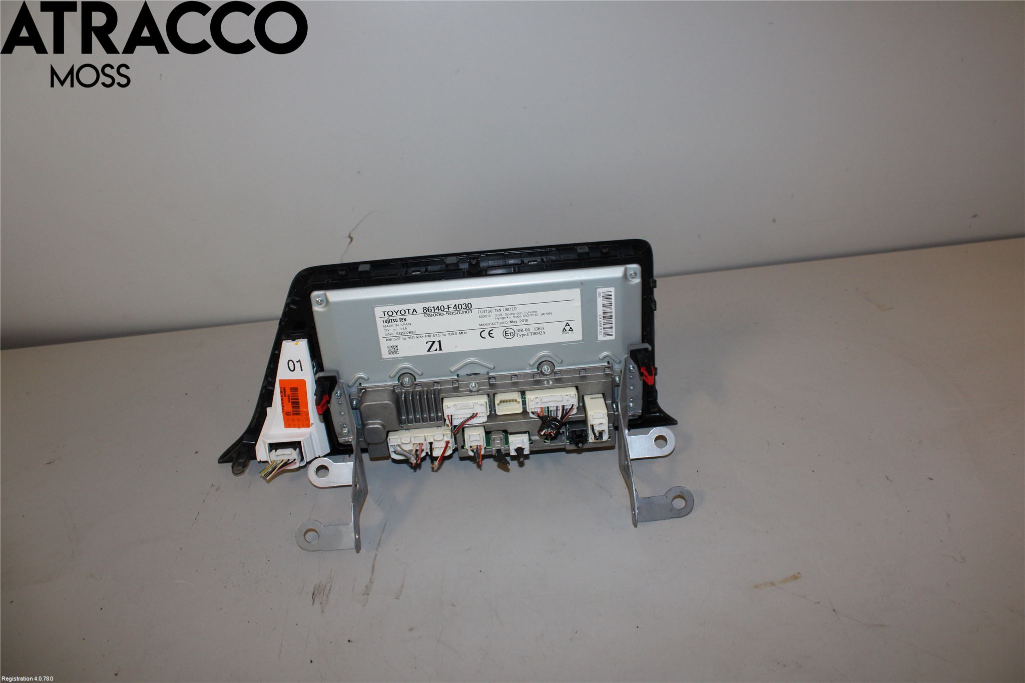 Toyota C-HR 16-23 Multifunktionsdisplay