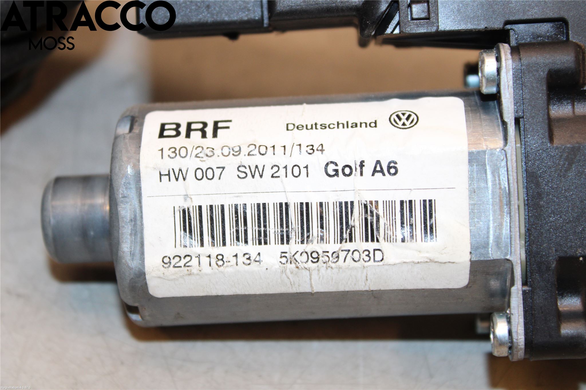 Volkswagen VW GOLF VI 09-13 Fönsterhissmotor