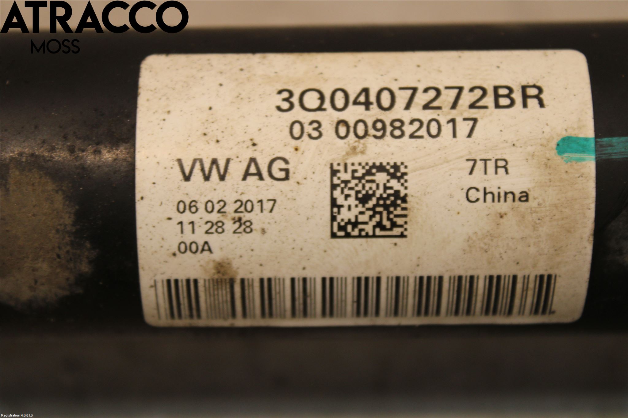 Volkswagen VW PASSAT 15-19 Drivaxel Fram Höger