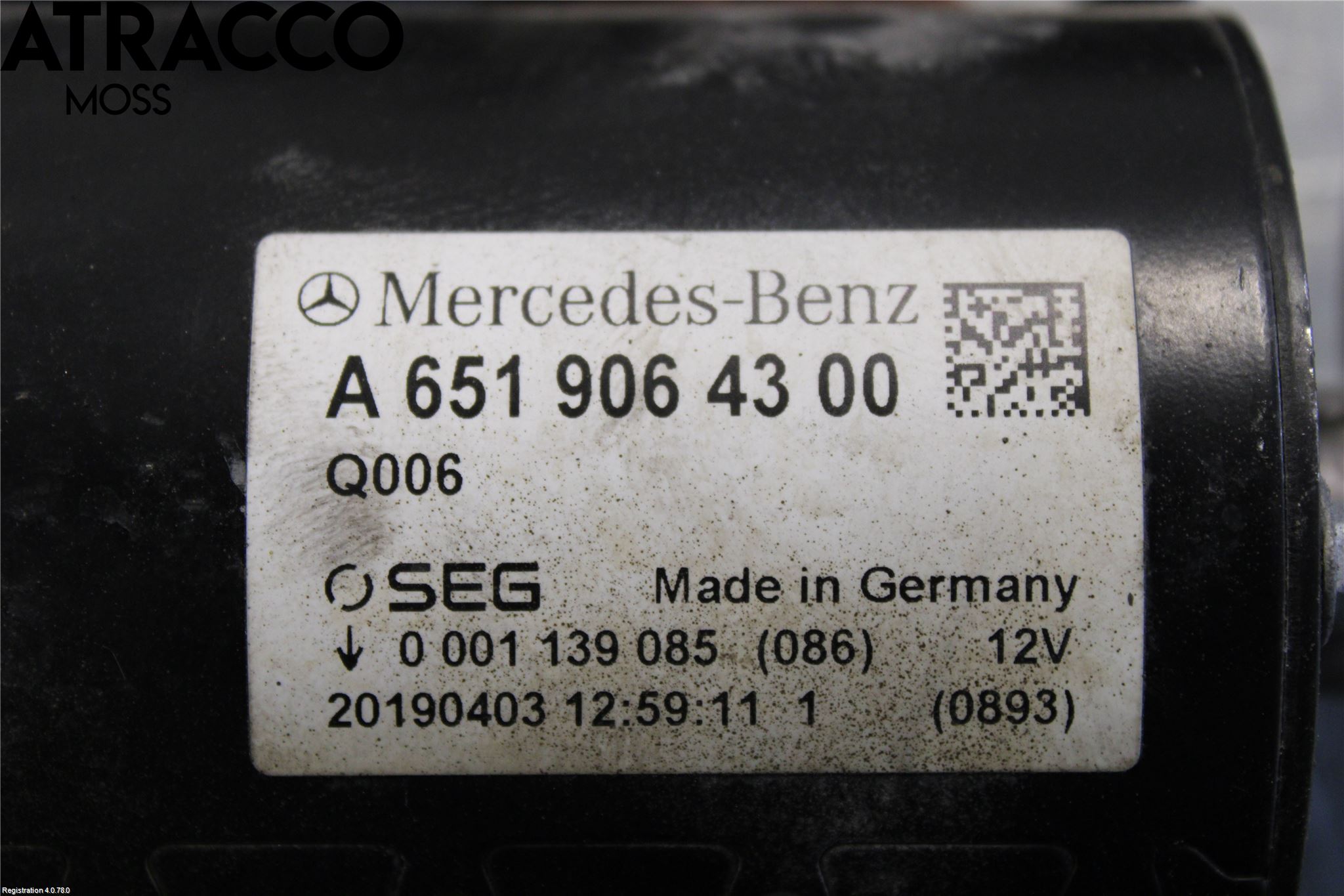 Mercedes-Benz MB VITO/V-KLASS (W640,W447,W448) 14- Startmotor Diesel