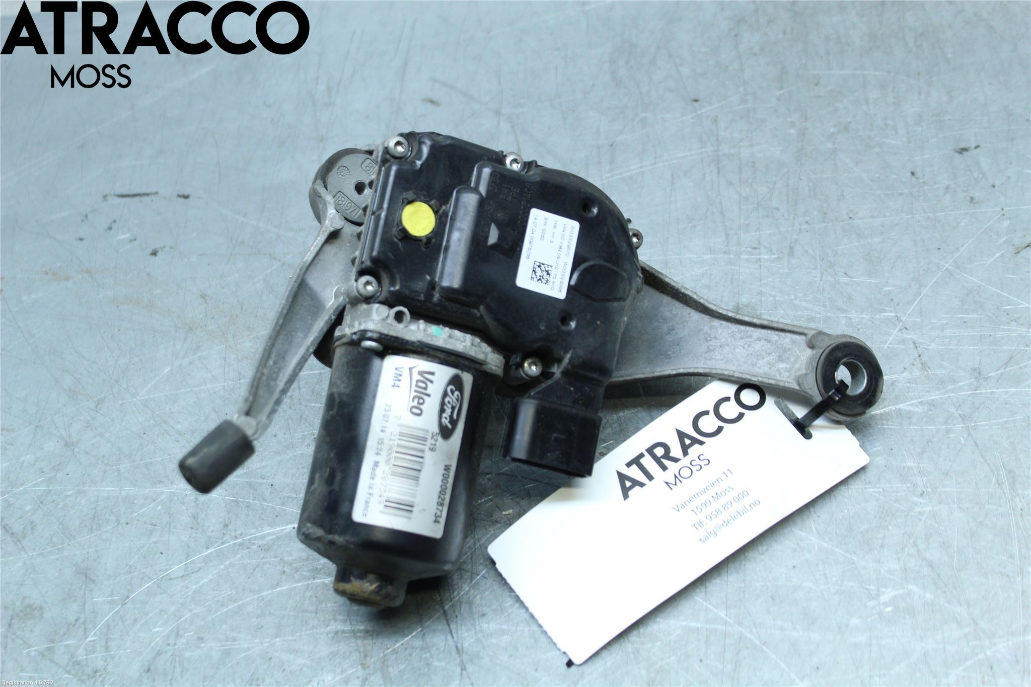 Ford TRANSIT/TOURNEO CONNECT 13-22 Torkarmotor Vindruta
