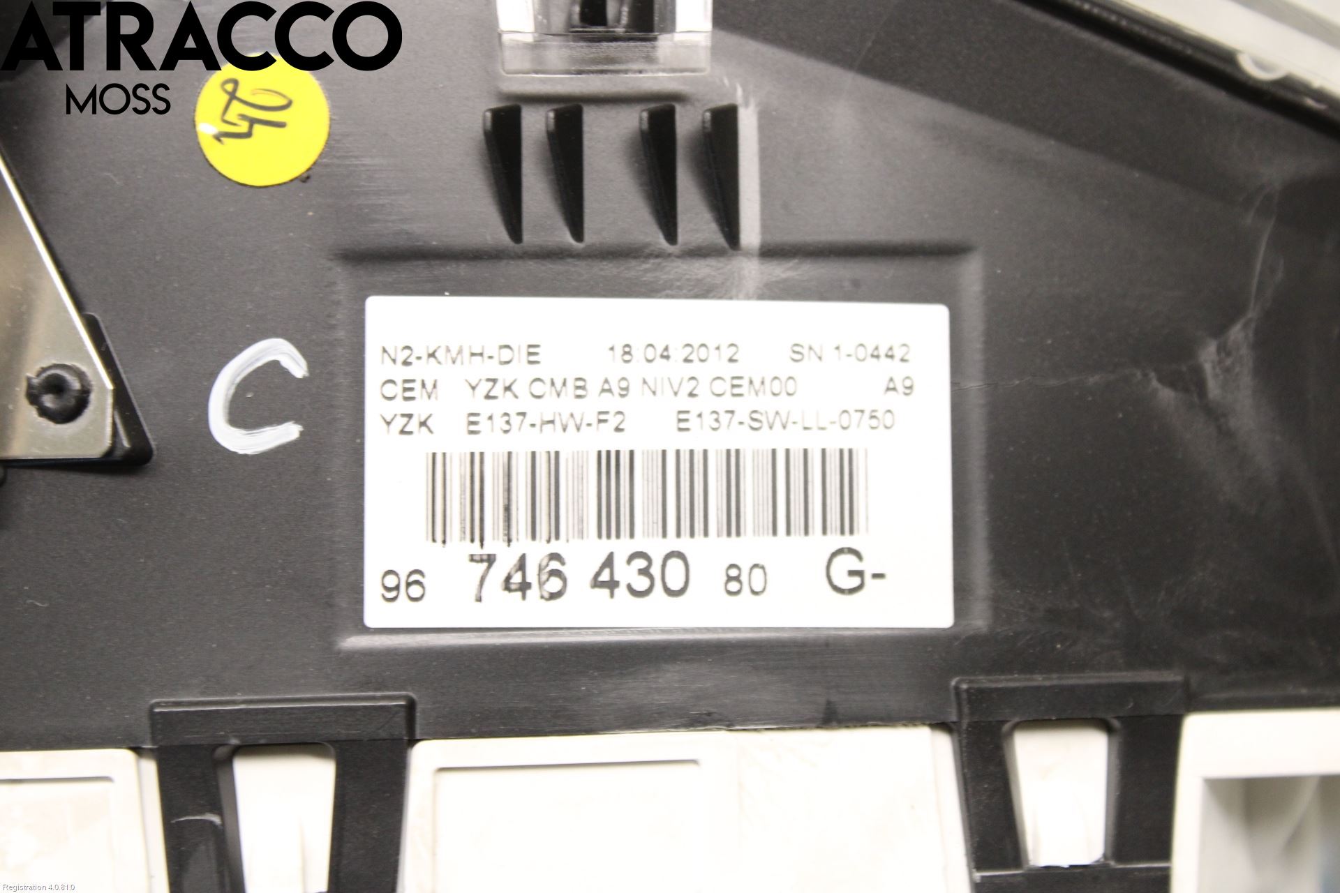 Peugeot 208 12-15 Instrument Komb