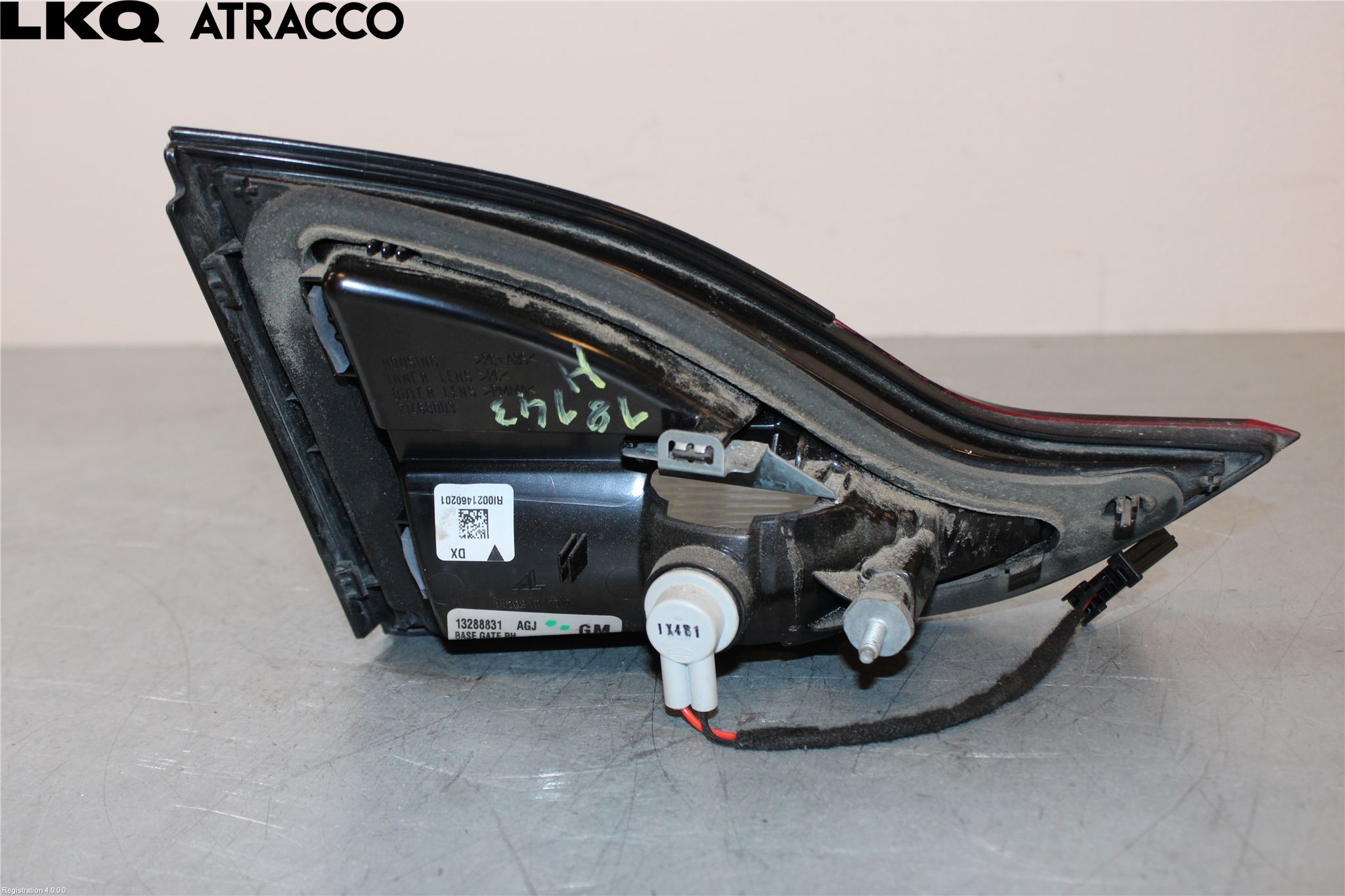 Opel ZAFIRA C 12-19 Bakljus Lucka Hö