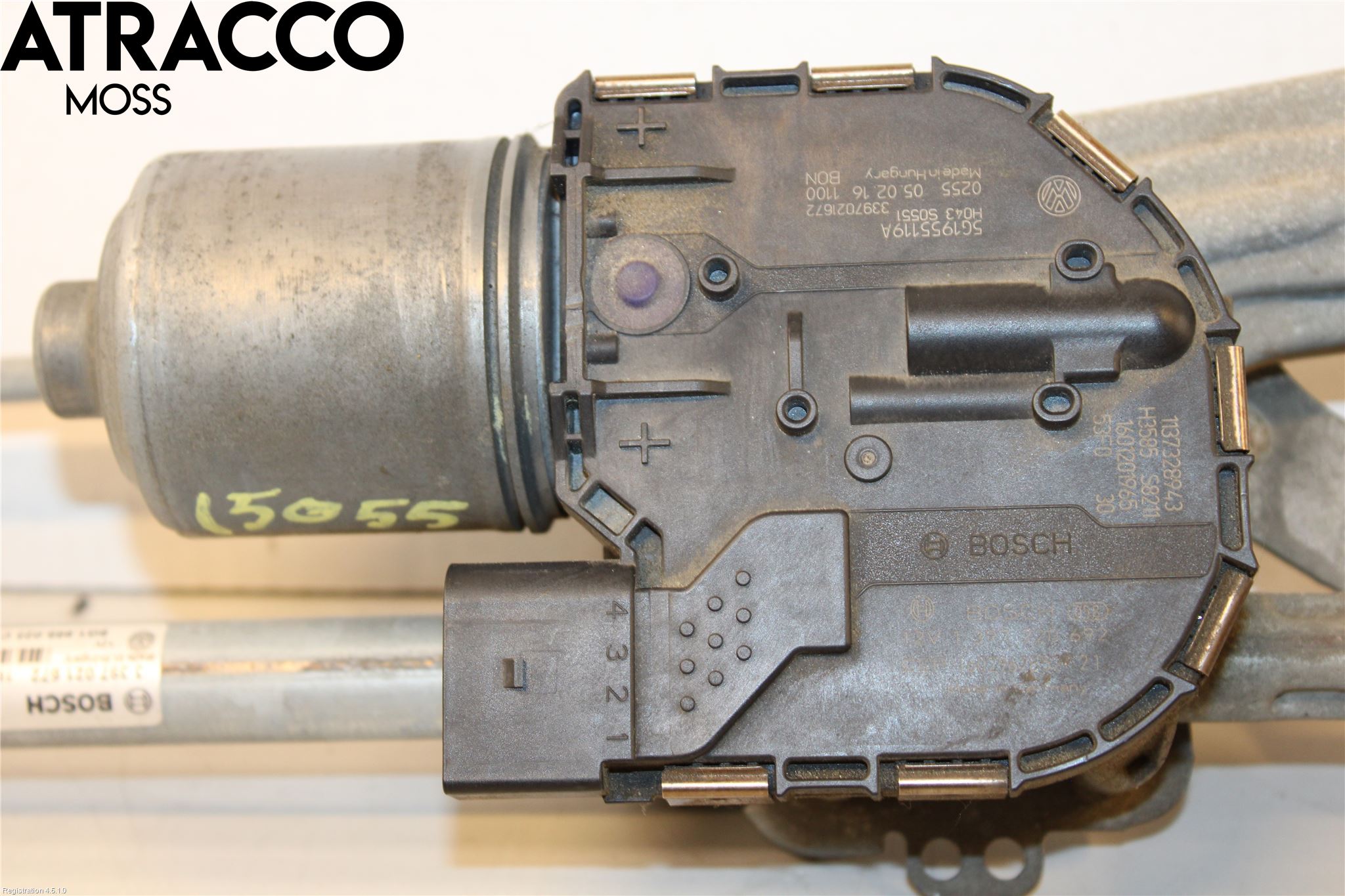 Volkswagen VW GOLF / E-GOLF VII 13-20 Torkarmotor Vindruta