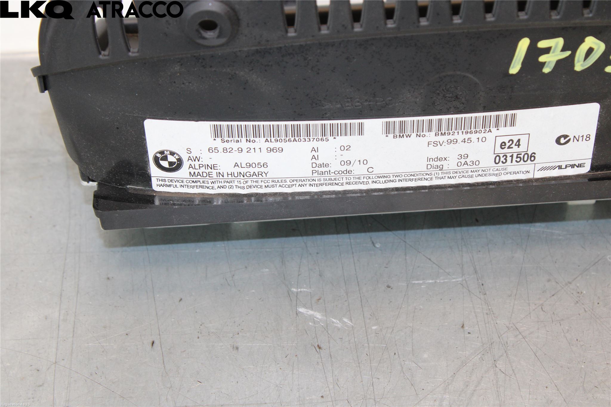 BMW 3 E90/91 SED/TOU 05-12 Färddator