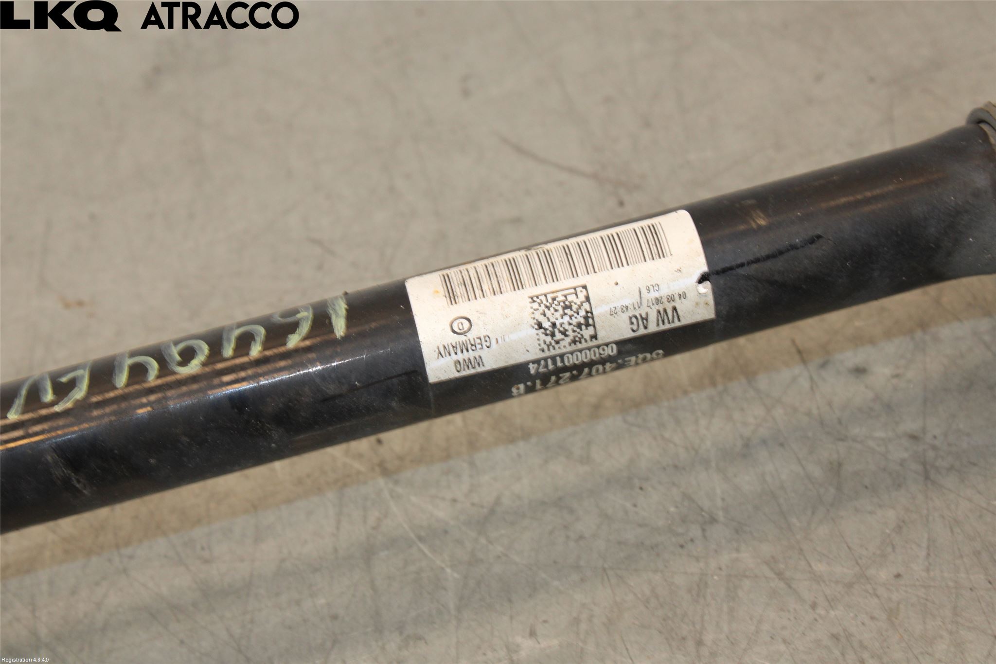 Volkswagen VW GOLF / E-GOLF VII 13-20 Drivaxel Fram Vänster