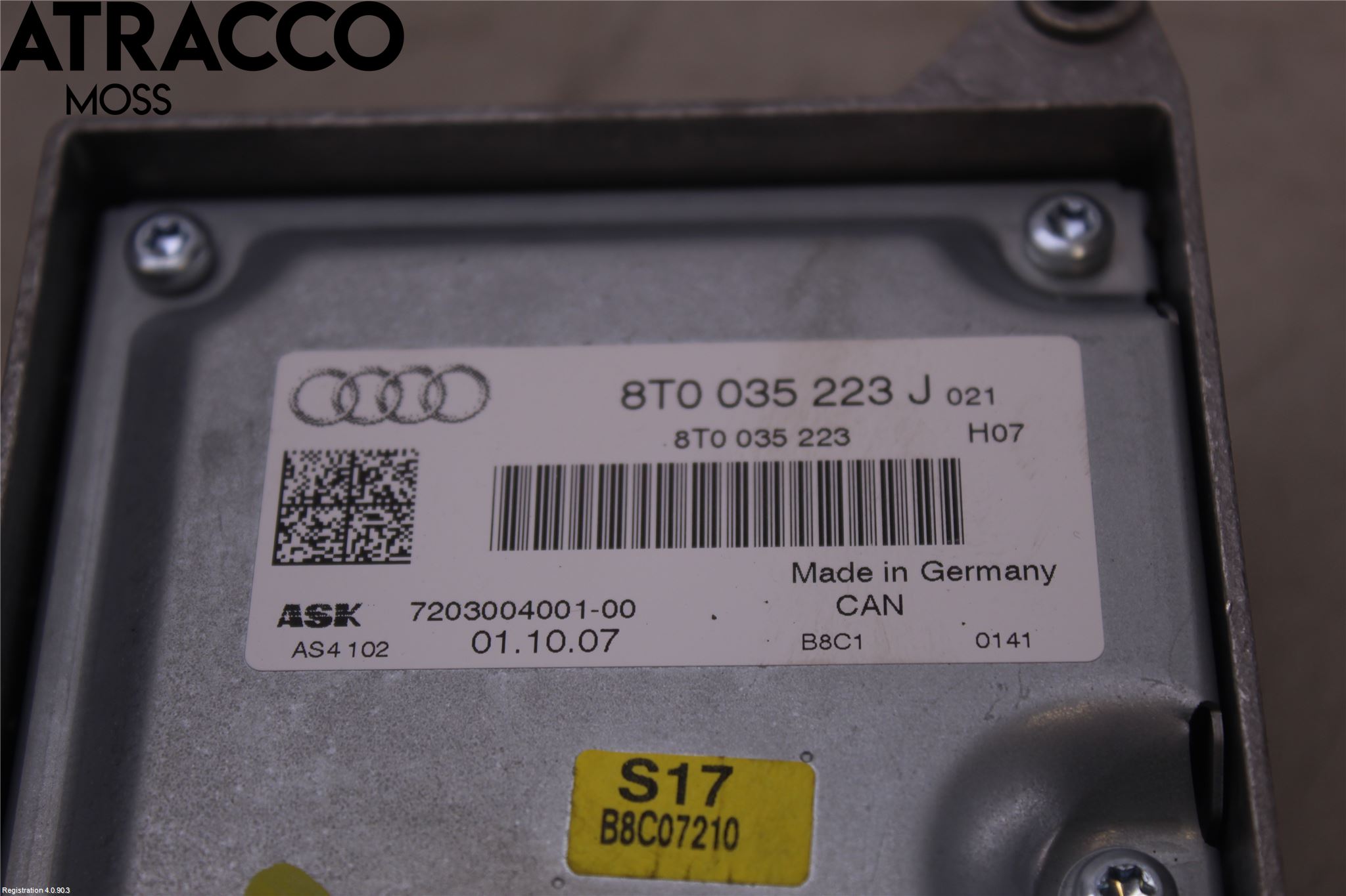 Audi A4/S4 08-11 Radio-Stereo Förstärkare