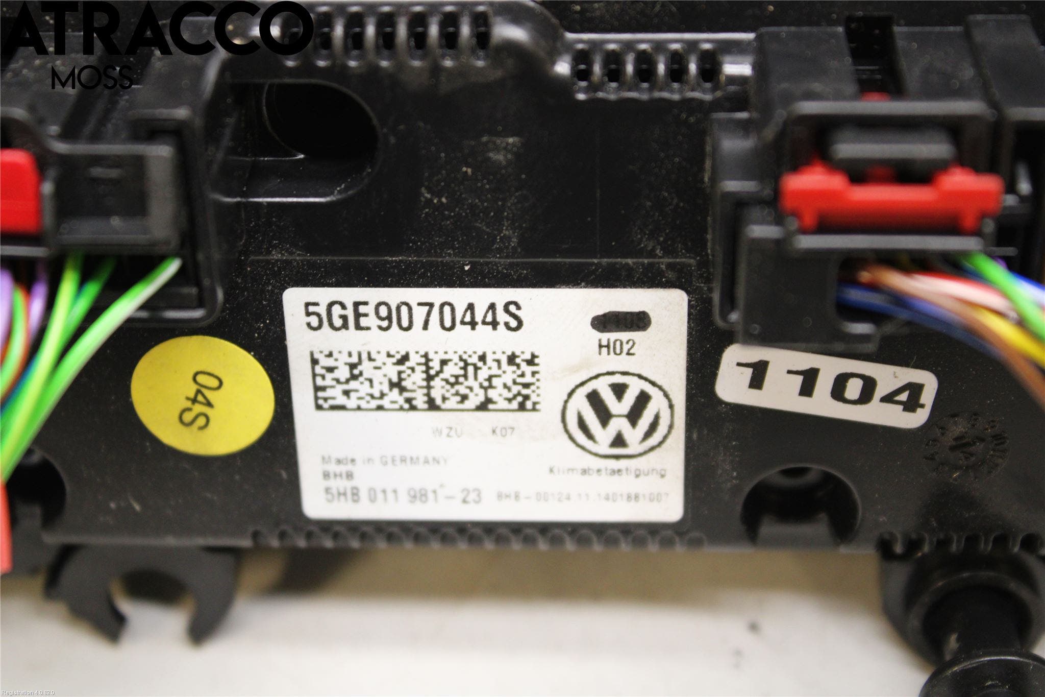 Volkswagen VW GOLF / E-GOLF VII 13-20 Ac Styrenhet Ac Manöveren